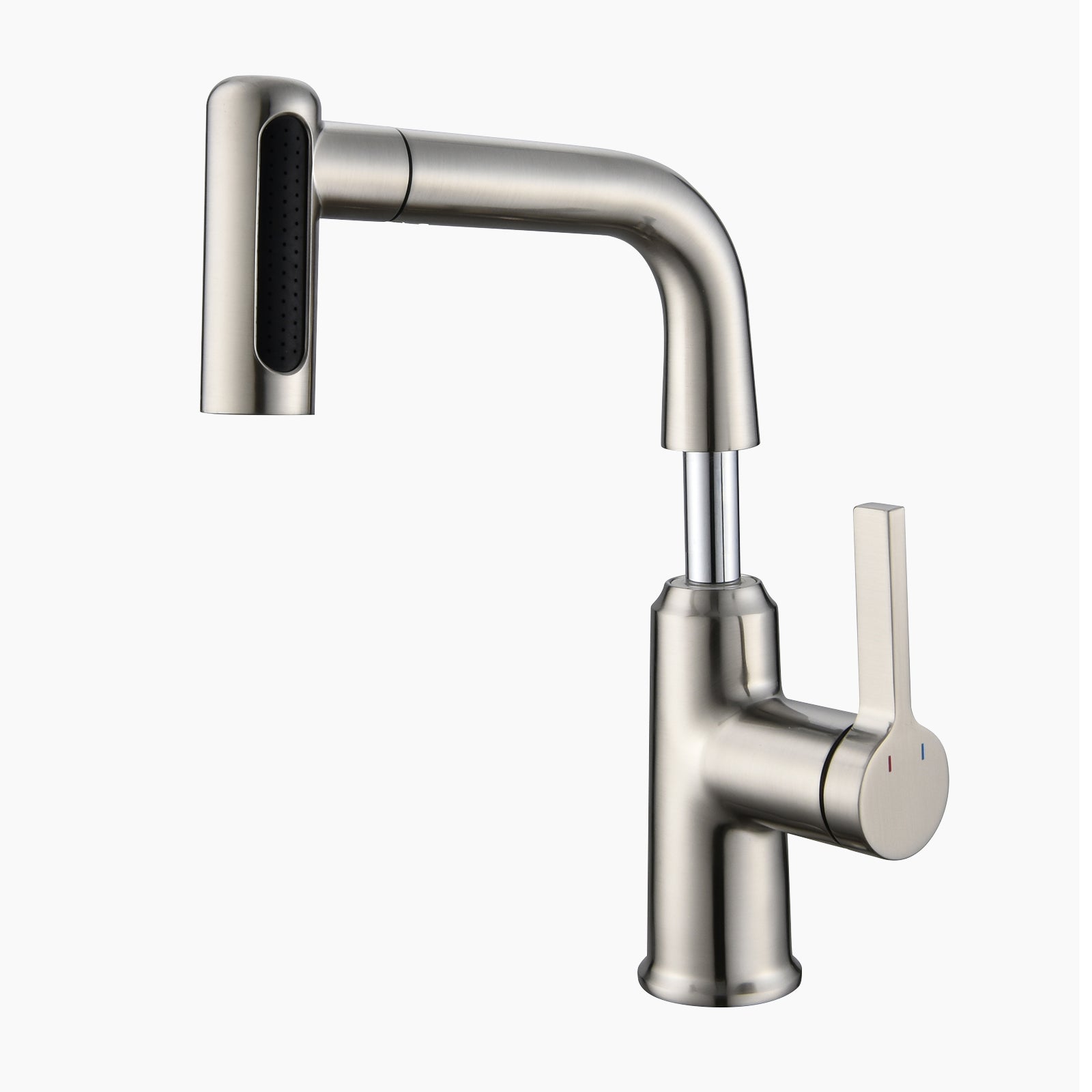 Lefton Single-Hole Waterfall & Pull-Out Liftable Bathroom Faucet-BF2209