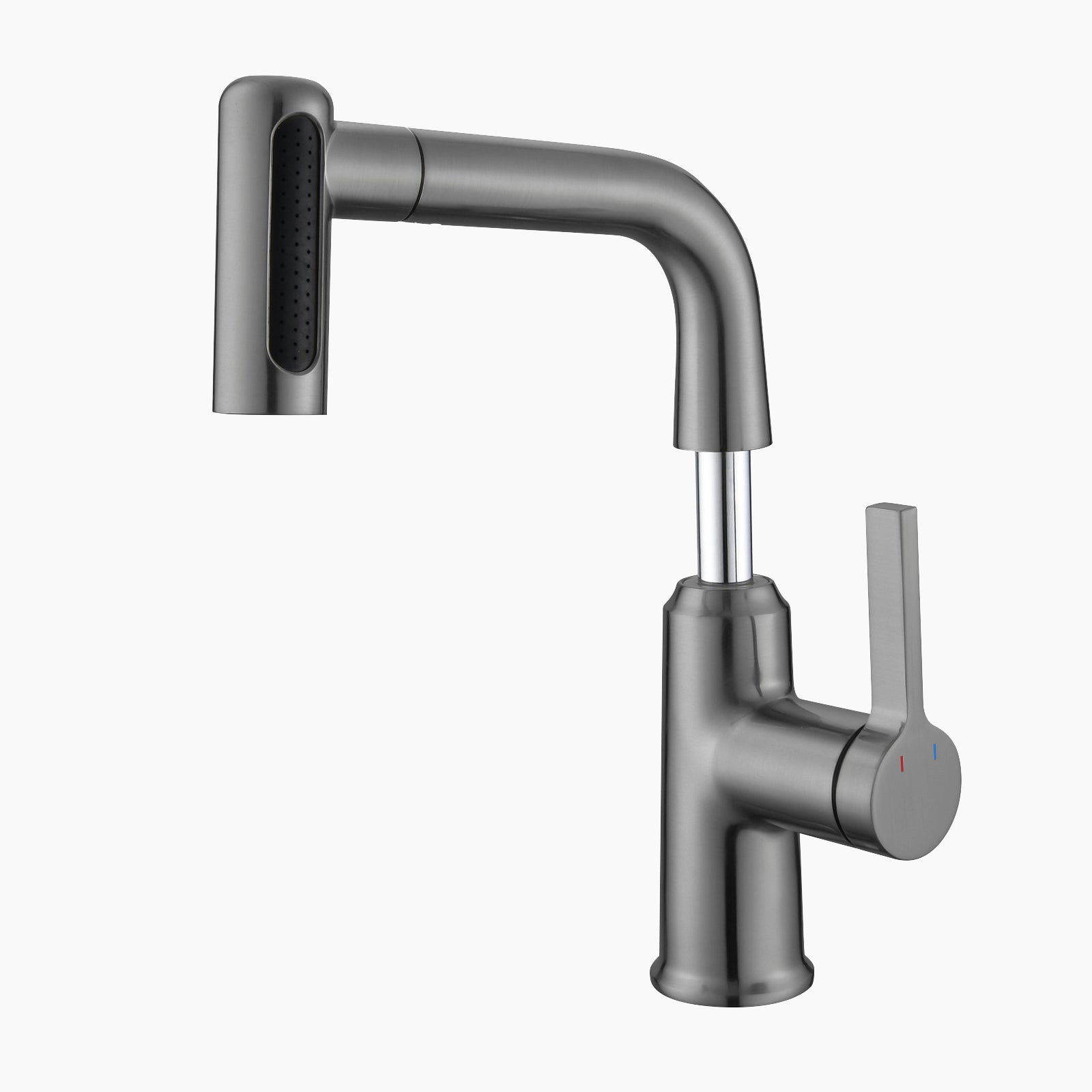 Lefton Single-Hole Waterfall & Pull-Out Liftable Bathroom Faucet-BF2209 — image 1
