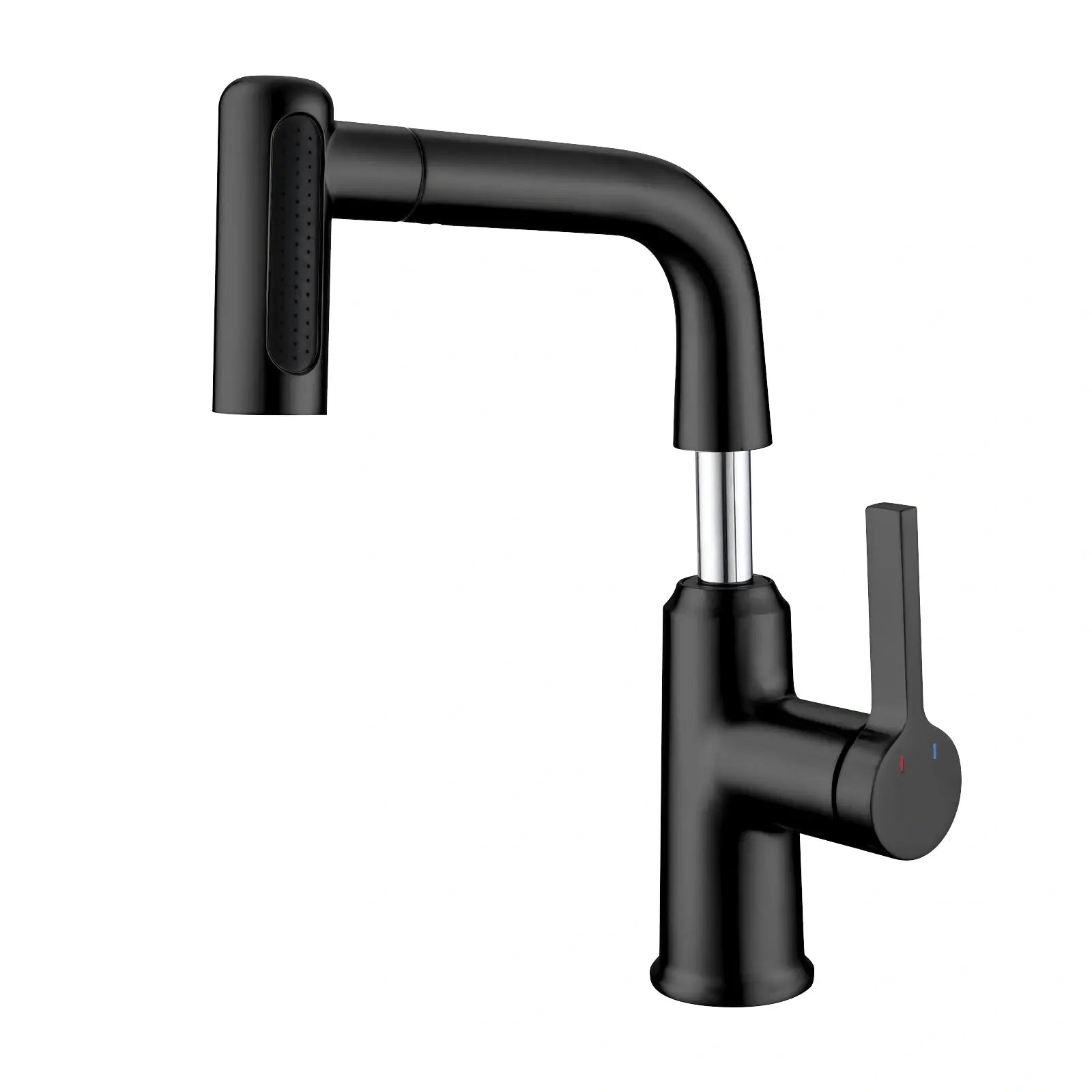 Lefton Single-Hole Waterfall & Pull-Out Liftable Bathroom Faucet-BF2209