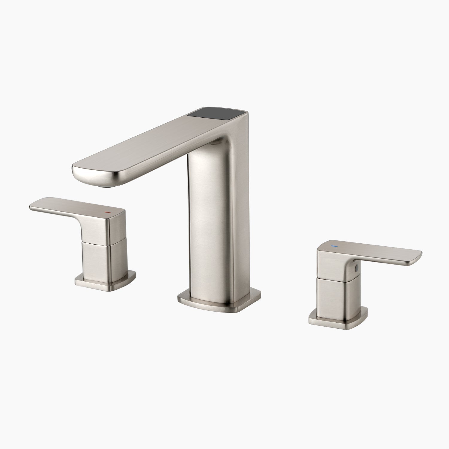Recertified-Lefton Widespread 2-handle Bathroom Faucet with Temperature Display-BFWS2402