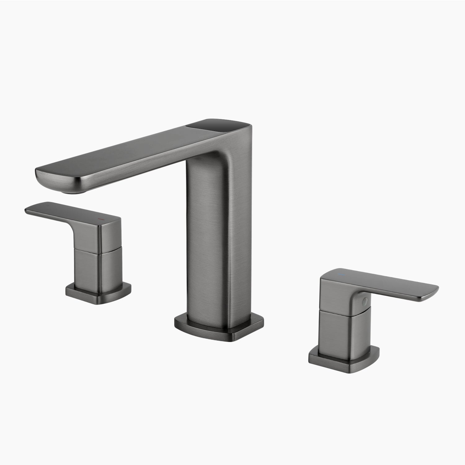 Recertified-Lefton Widespread 2-handle Bathroom Faucet with Temperature Display-BFWS2402