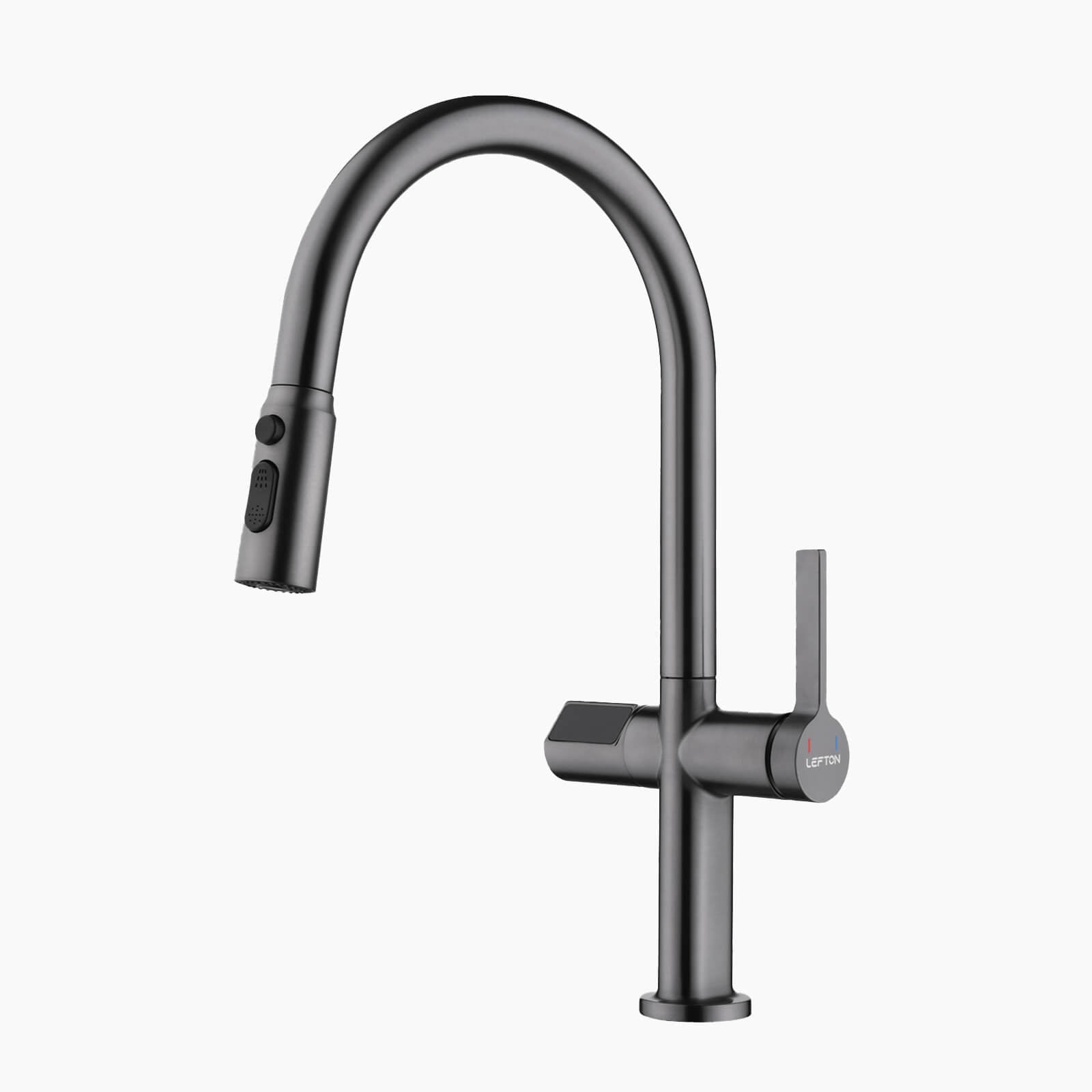 Lefton Touchless Sensor & Pull-Down Kitchen Faucet with Temperature Display-KF2206 — image 1