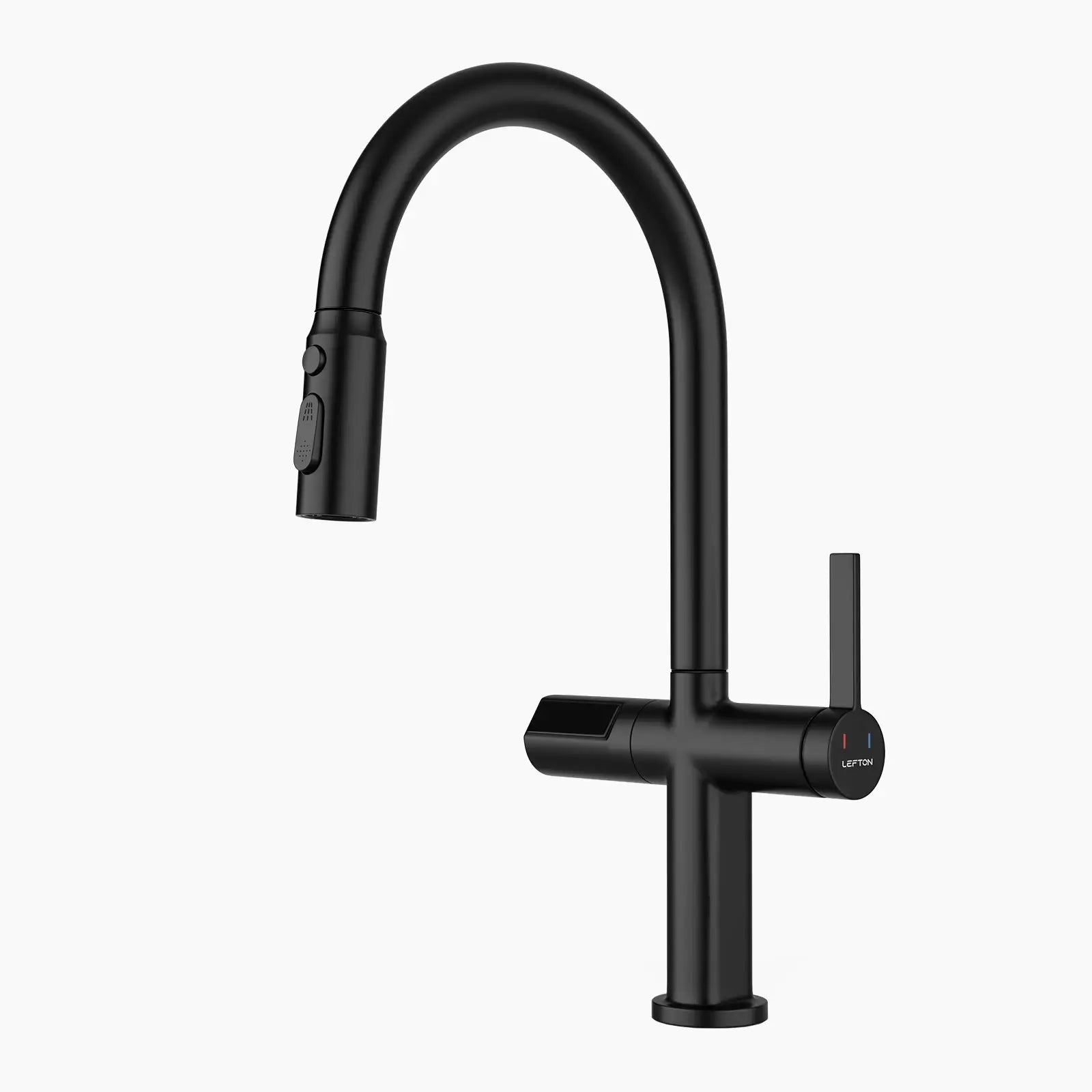 Lefton Touchless Sensor & Pull-Down Kitchen Faucet with Temperature Display-KF2206