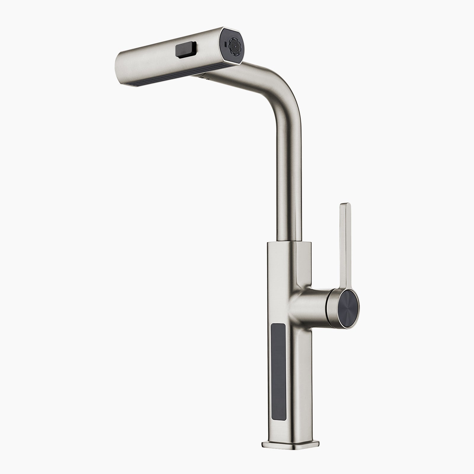 Lefton Waterfall & Pull-Out Kitchen Faucet with Temperature Display-KF2209