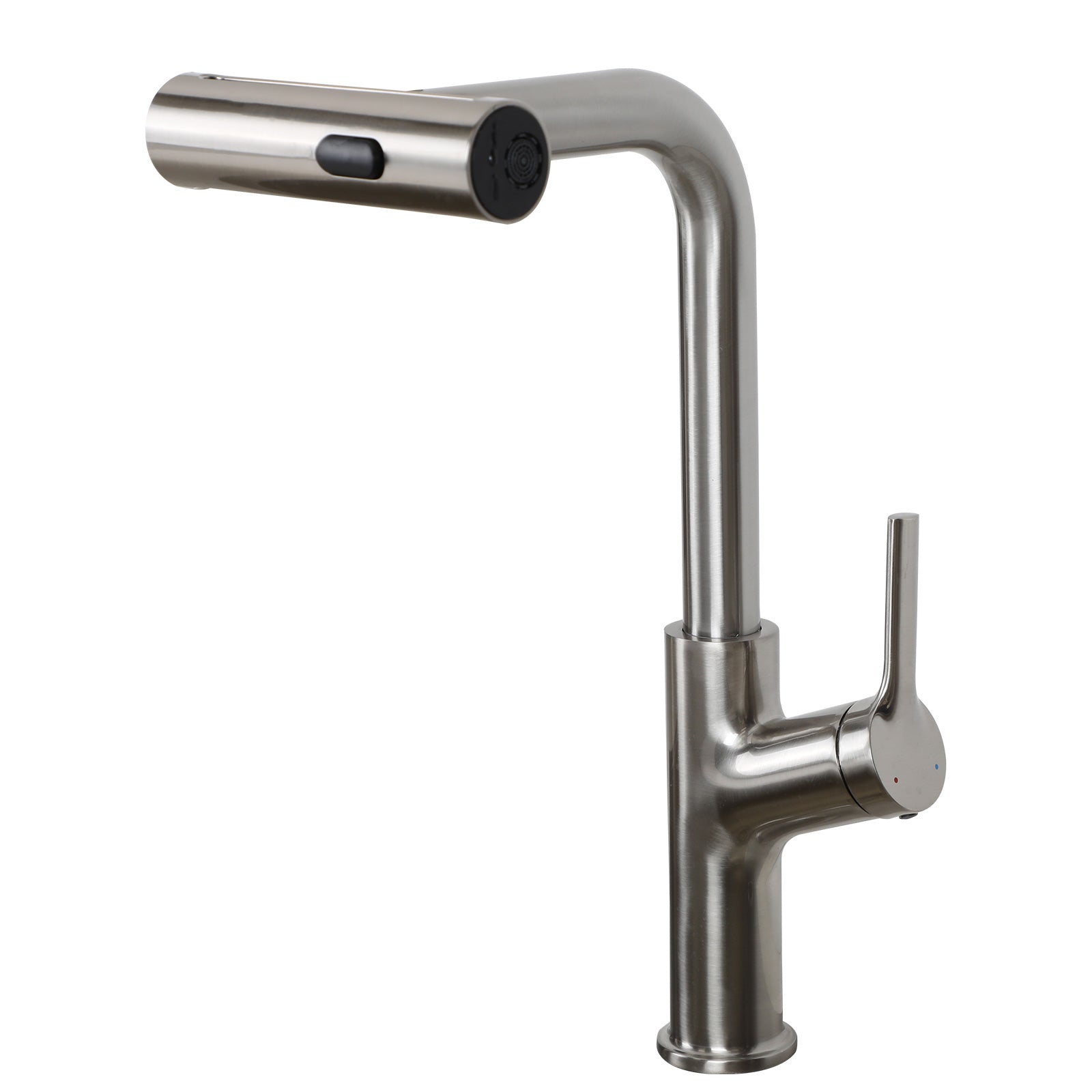Lordear Four-Function Pull-Down Sprayer Stainless Steel Kitchen Faucet