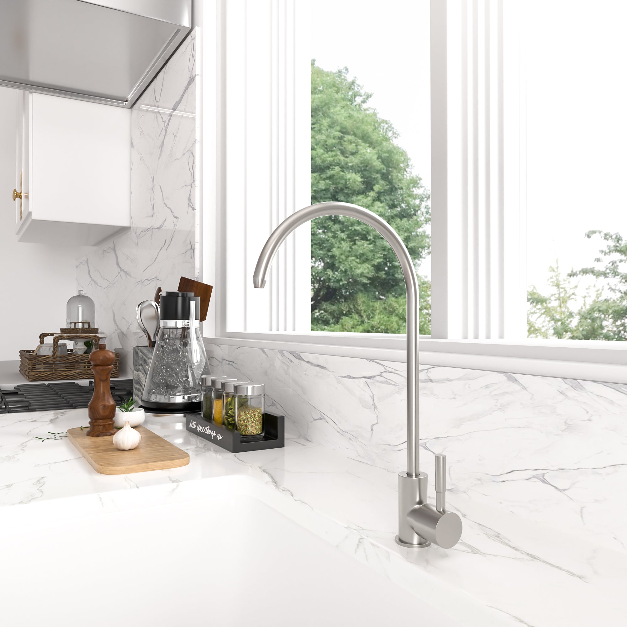 Lordear 360 Degree Rotating Booster Filter ‎Brass Kitchen Faucet — thumbnail 2