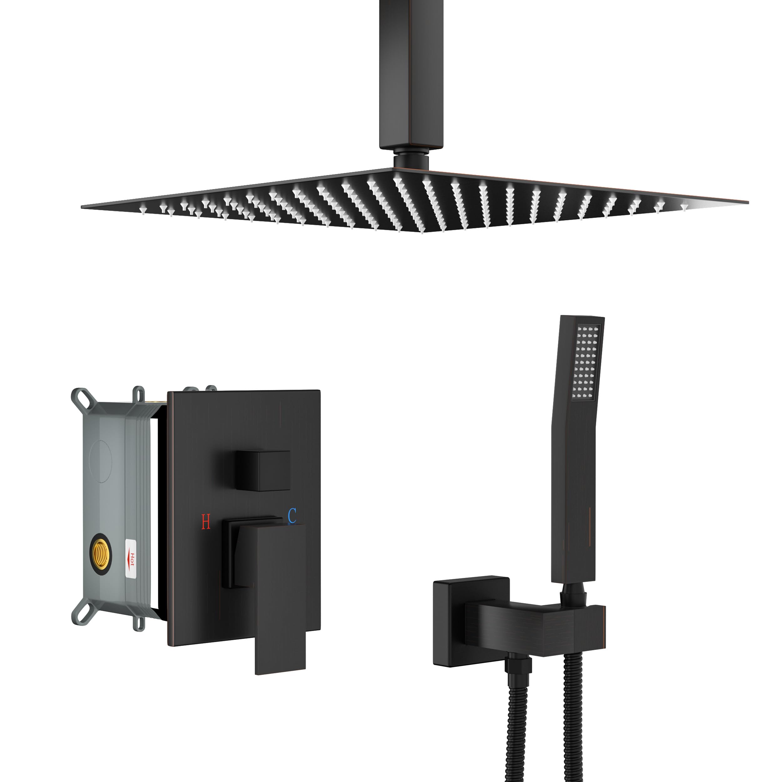 Lordear Stainless Steel Wall Mounted Shower System