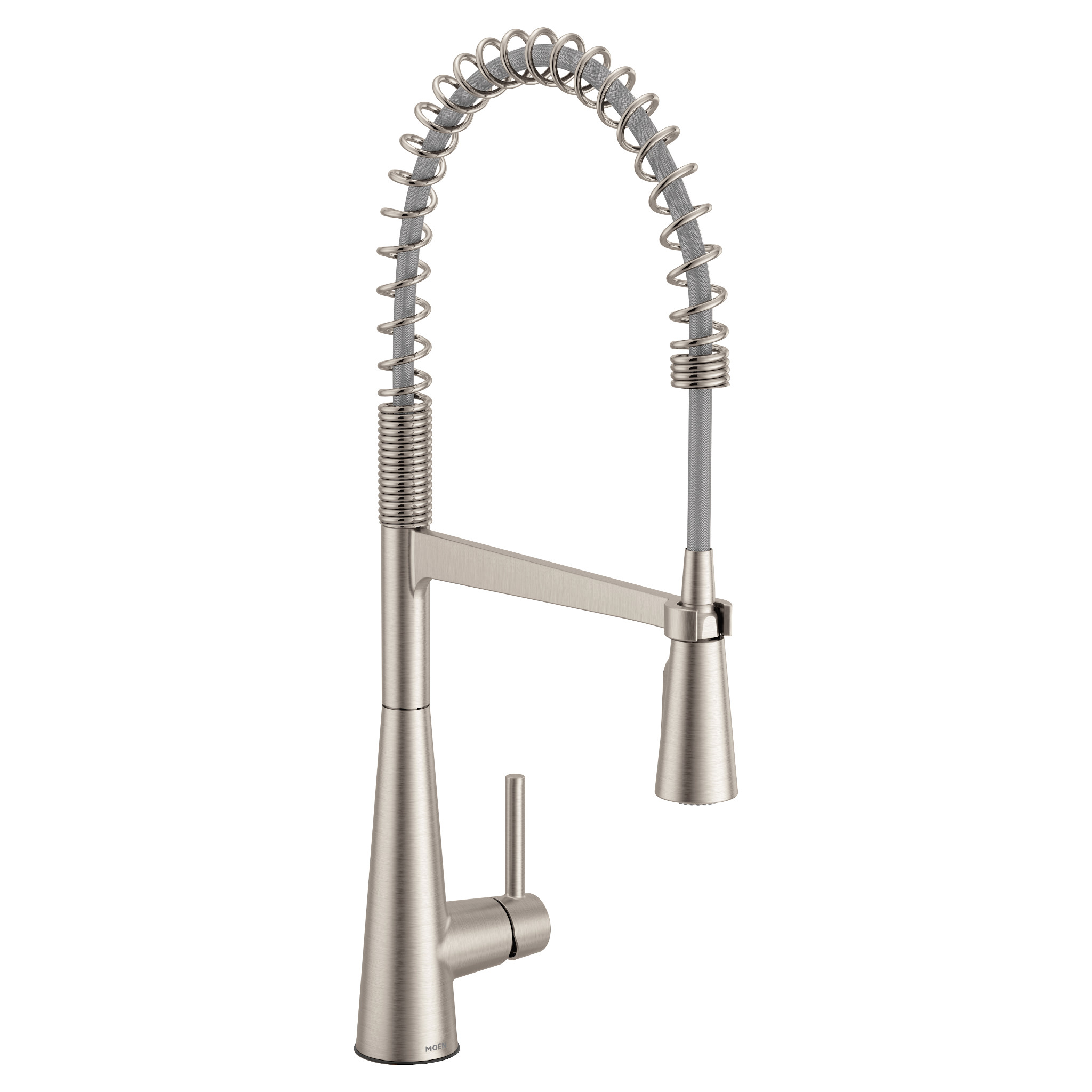 Sleek One-Handle Pre-Rinse Spring Pulldown Kitchen Faucet — image 1