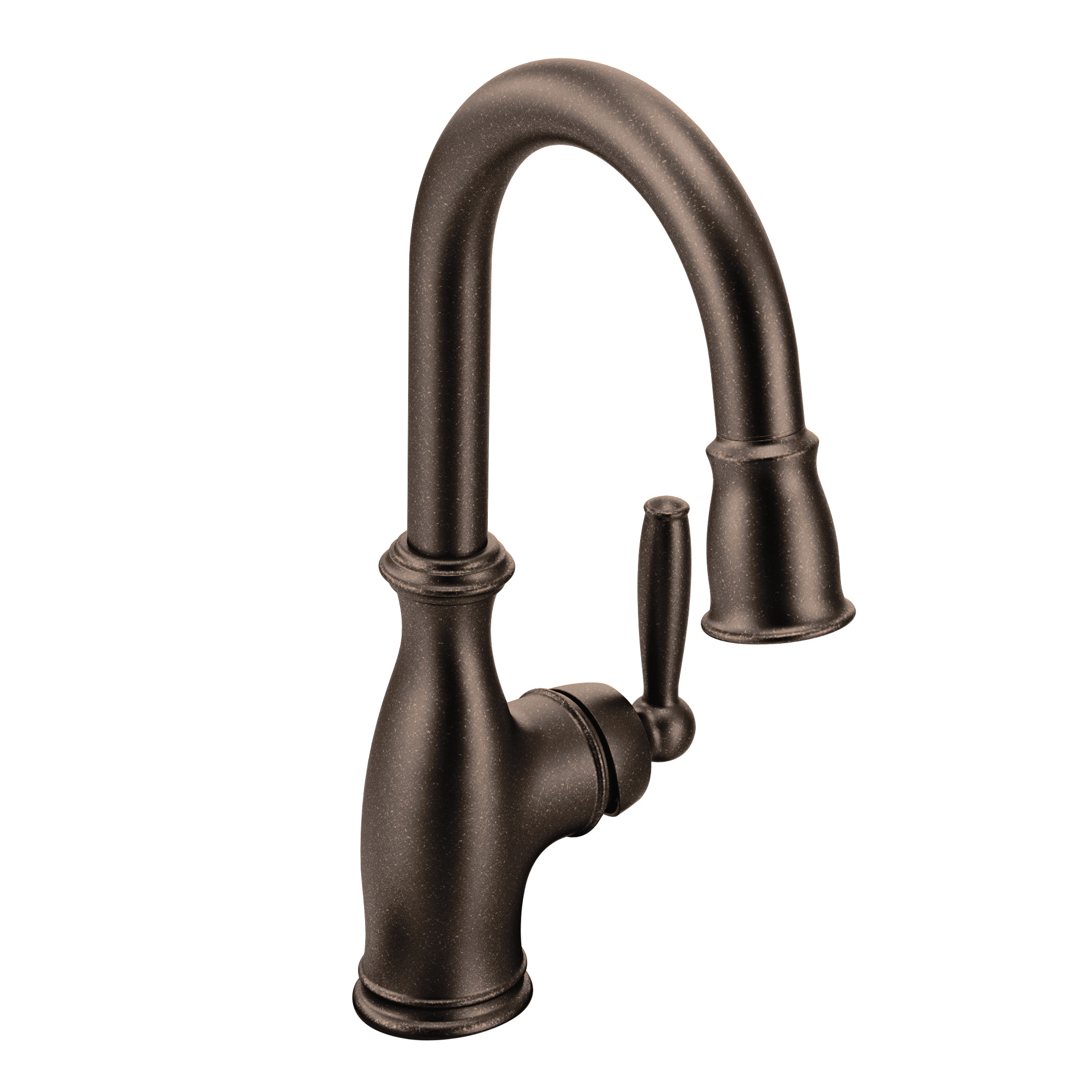 Brantford Chrome One-Handle High Arc Pulldown Bar Faucet — image 1