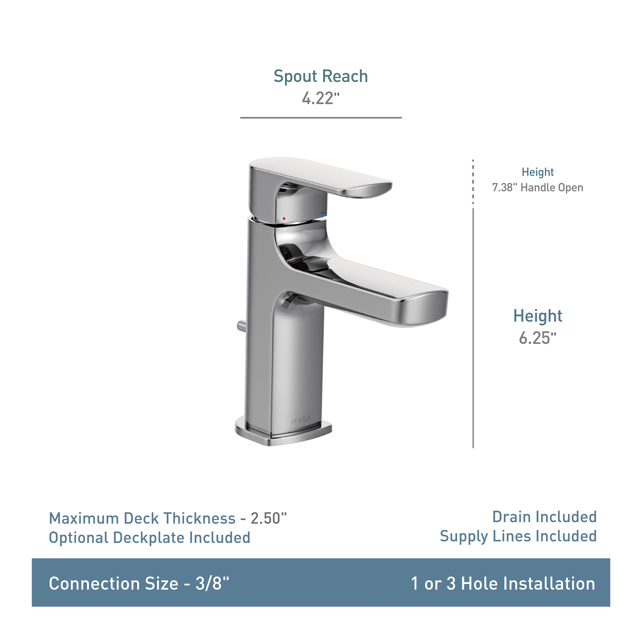 Rizon One-handle Bathroom Sink Faucet — thumbnail 2