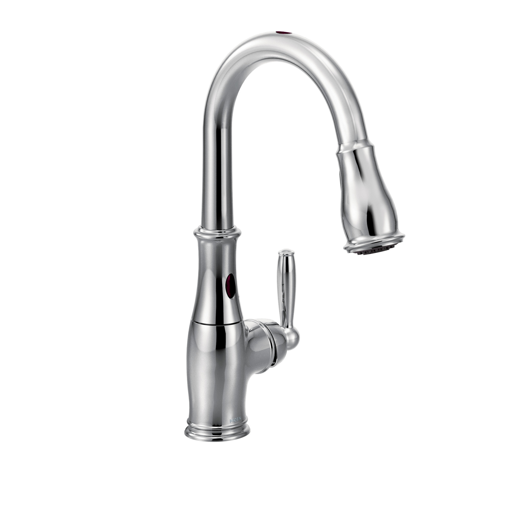 Brantford Chrome One-Handle High Arc Pulldown Kitchen Faucet — image 1