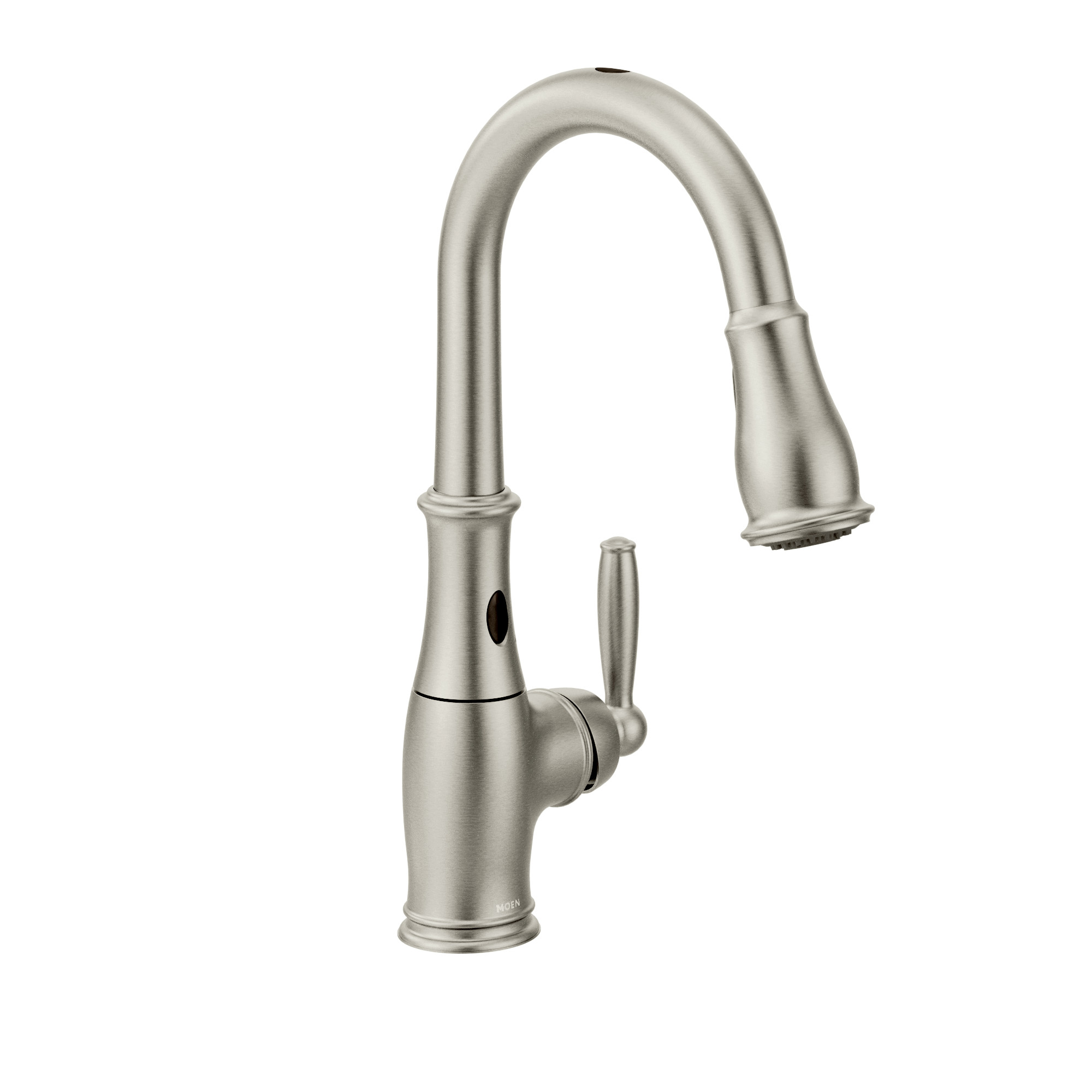 Brantford Chrome One-Handle High Arc Pulldown Kitchen Faucet — image 1