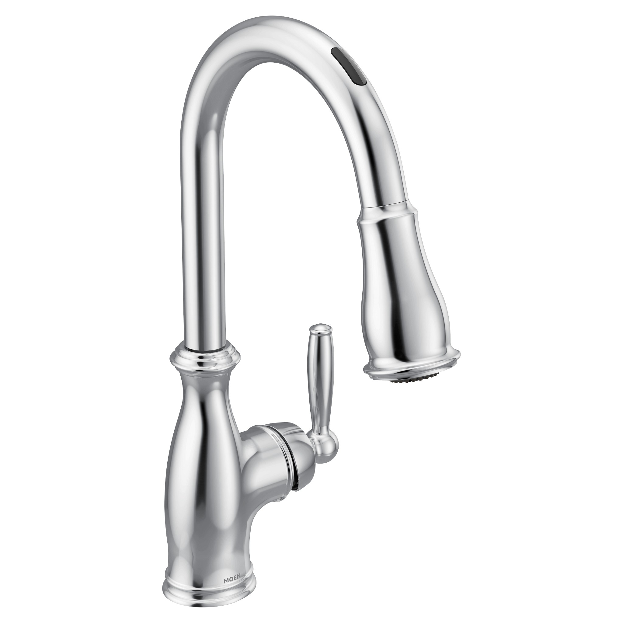 Brantford Smart Kitchen Faucet One-Handle High Arc Pulldown