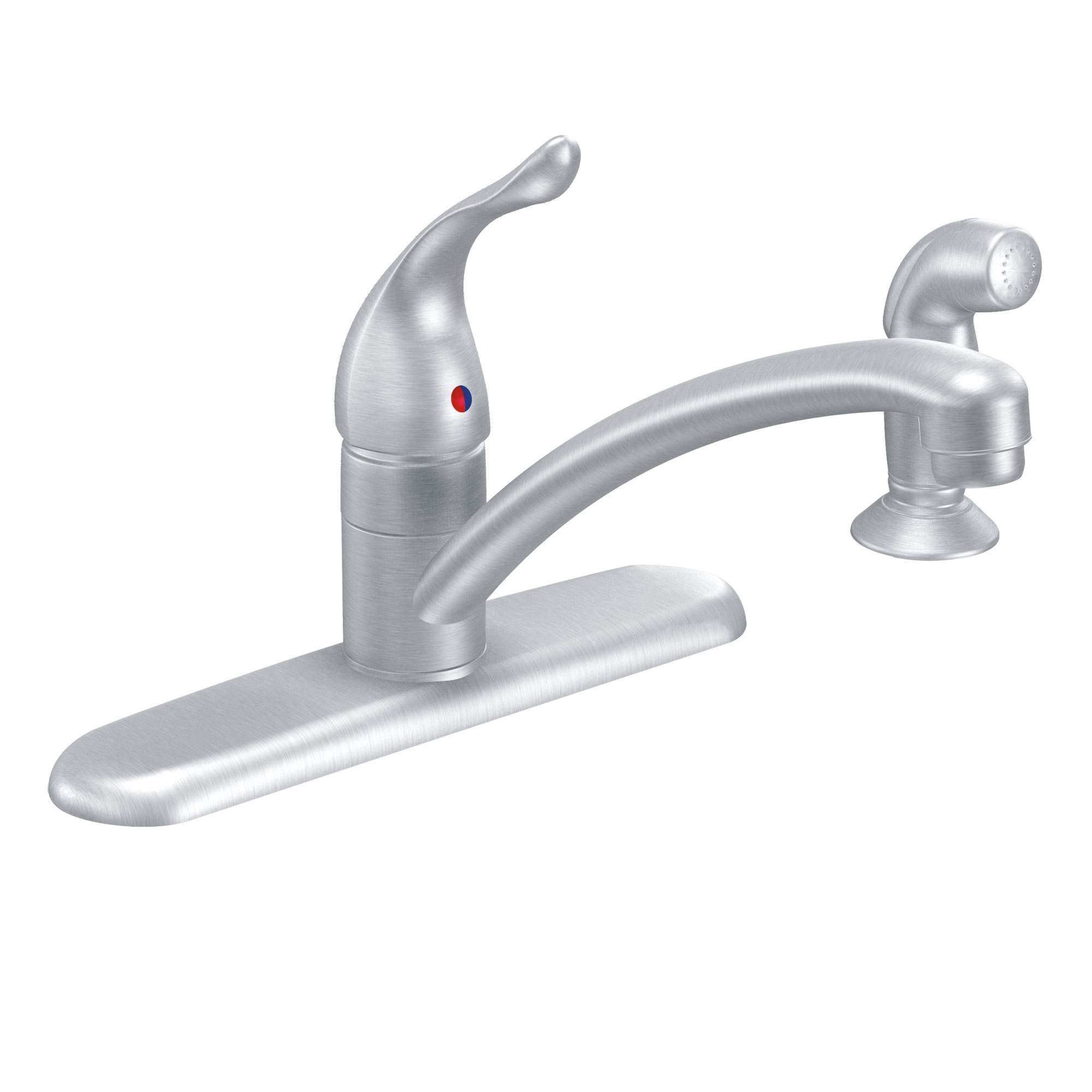Chateau Chrome One-Handle Low Arc Kitchen Faucet — image 1