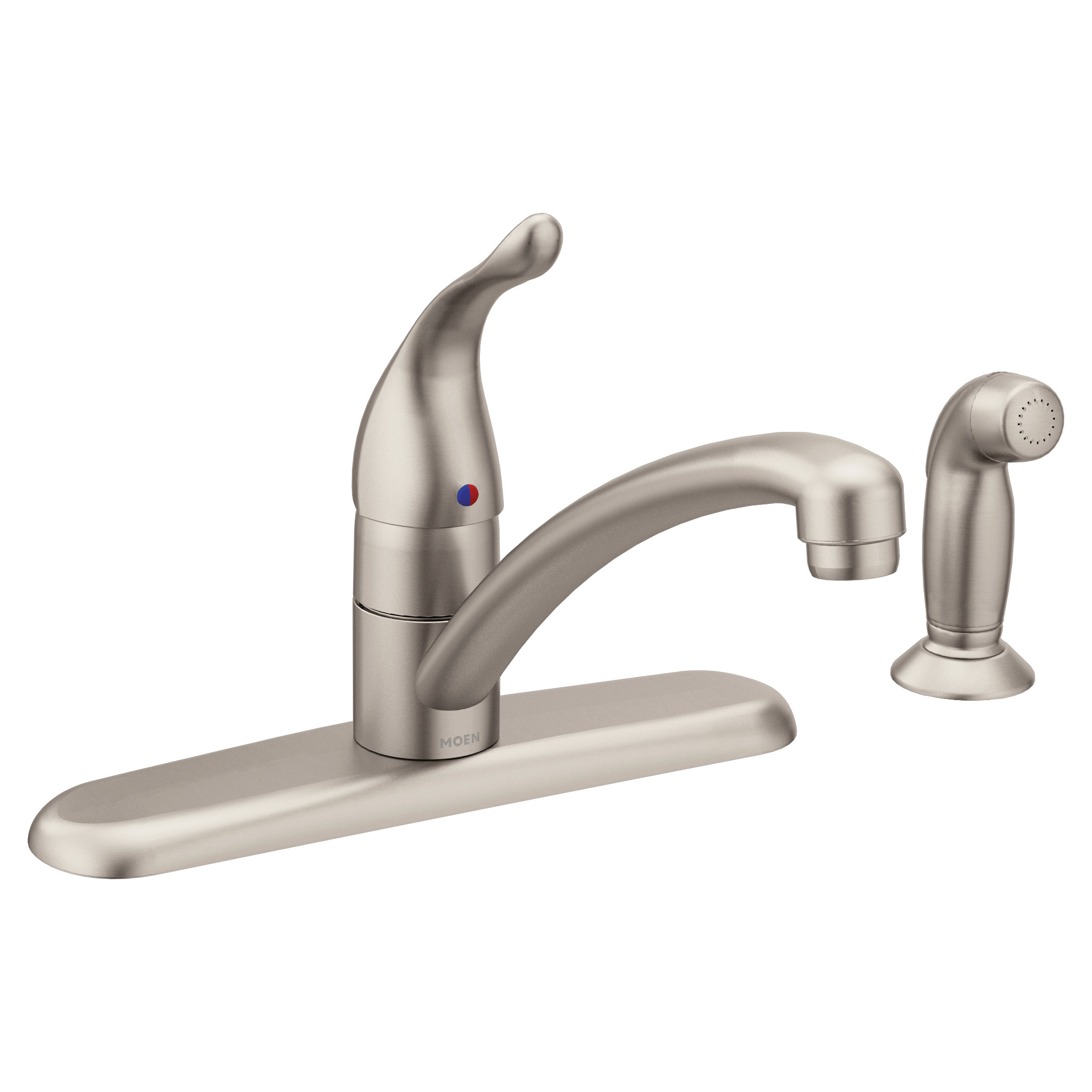 Chateau Chrome One-Handle Low Arc Kitchen Faucet — image 1