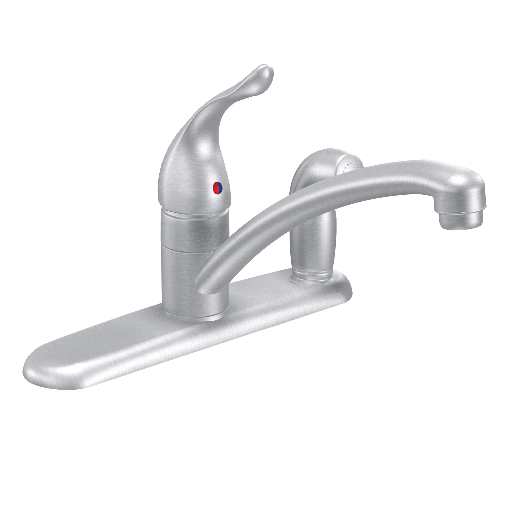 Chateau Chrome One-Handle Low Arc Kitchen Faucet — image 1