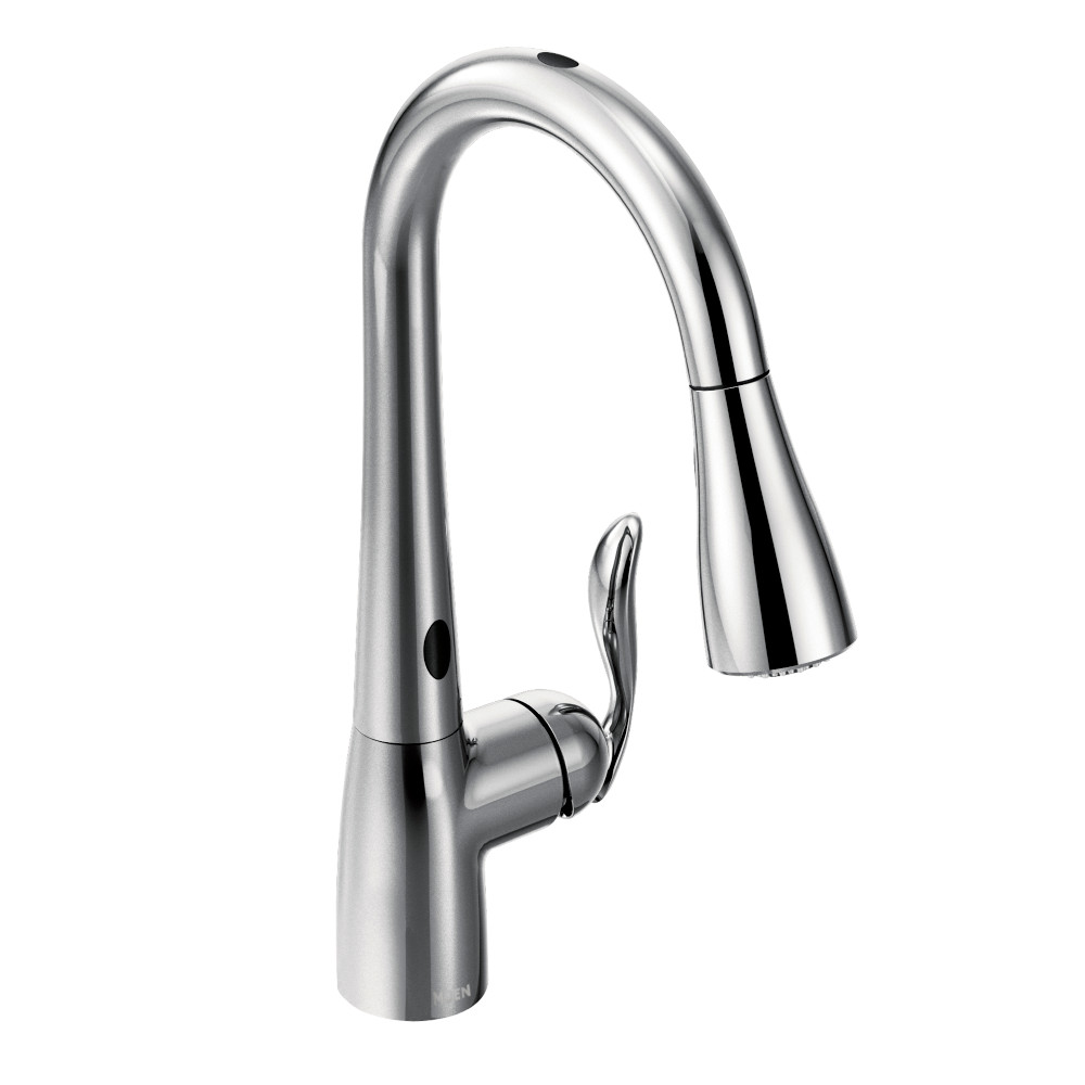 Arbor Chrome One-Handle High Arc Pulldown Kitchen Faucet — image 1