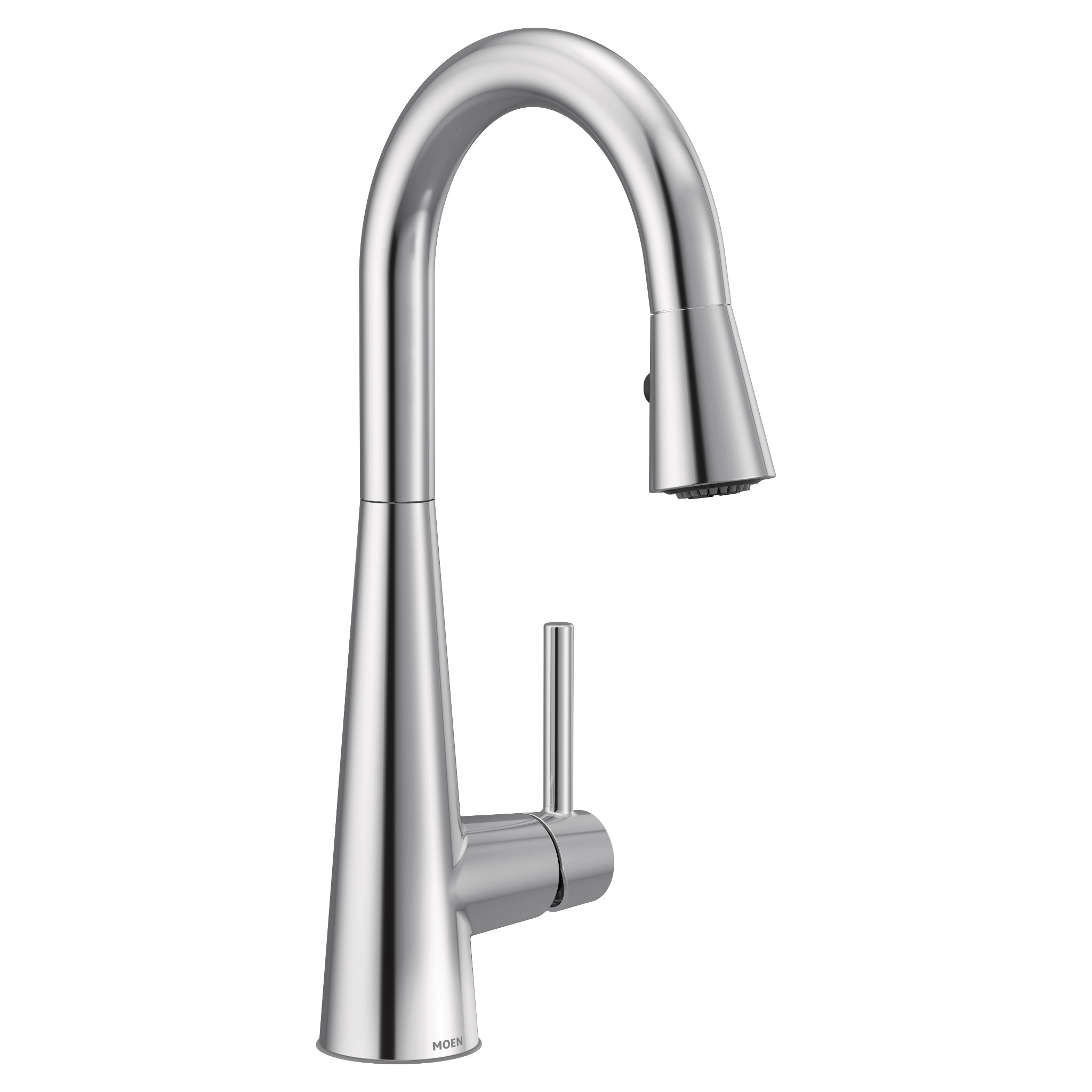 Sleek One-Handle Pulldown Bar Faucet