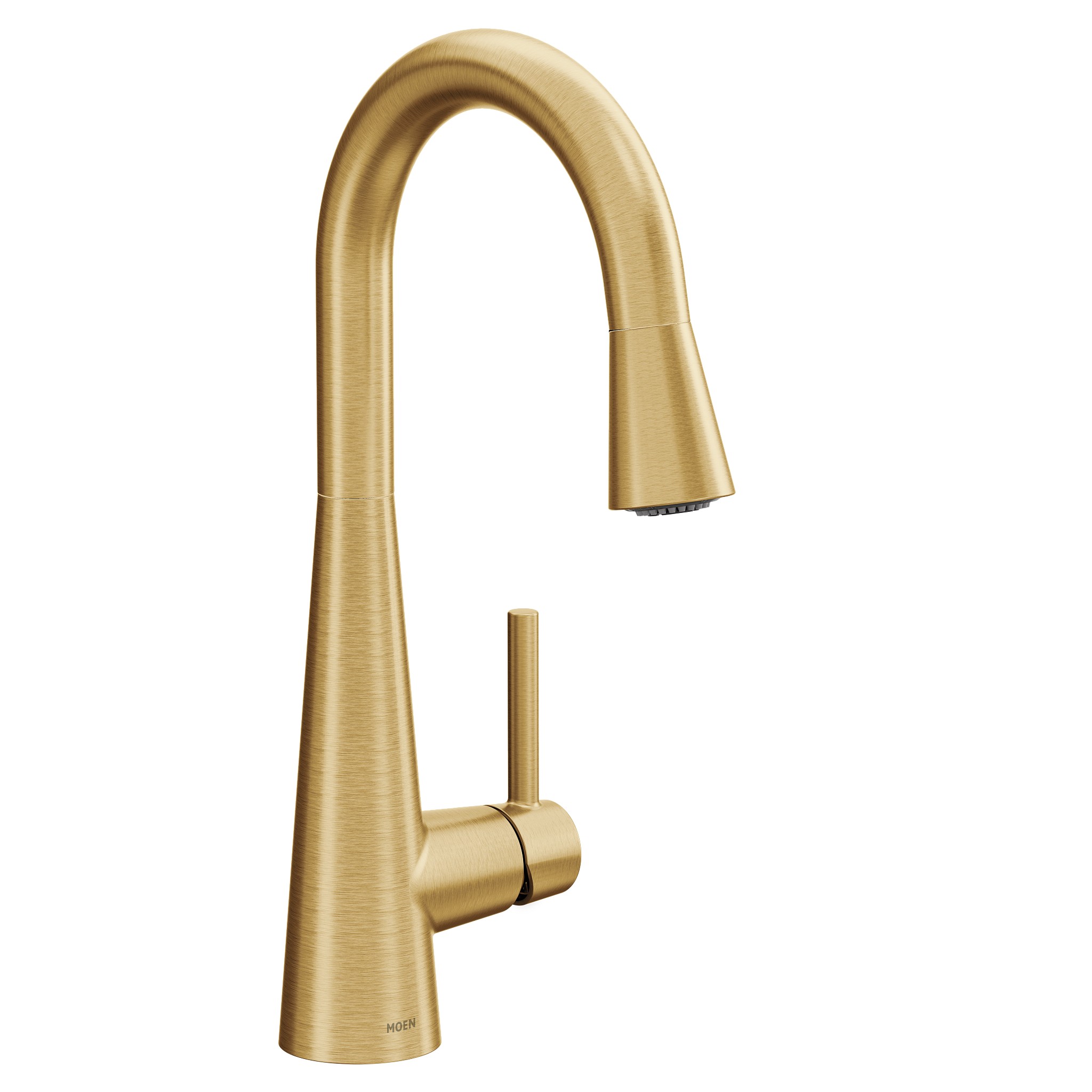 Sleek One-Handle Pulldown Bar Faucet