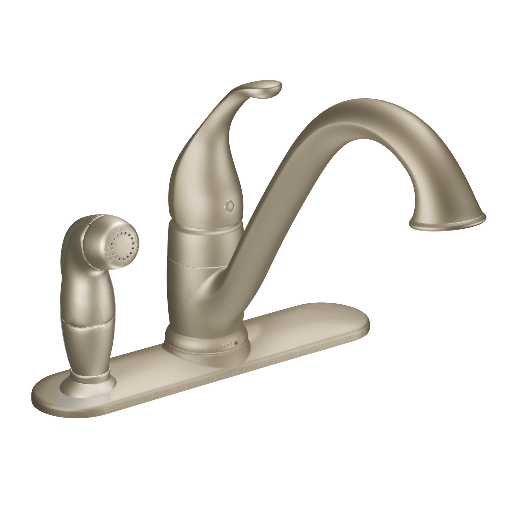 Camerist Chrome One-Handle Low Arc Kitchen Faucet — image 1