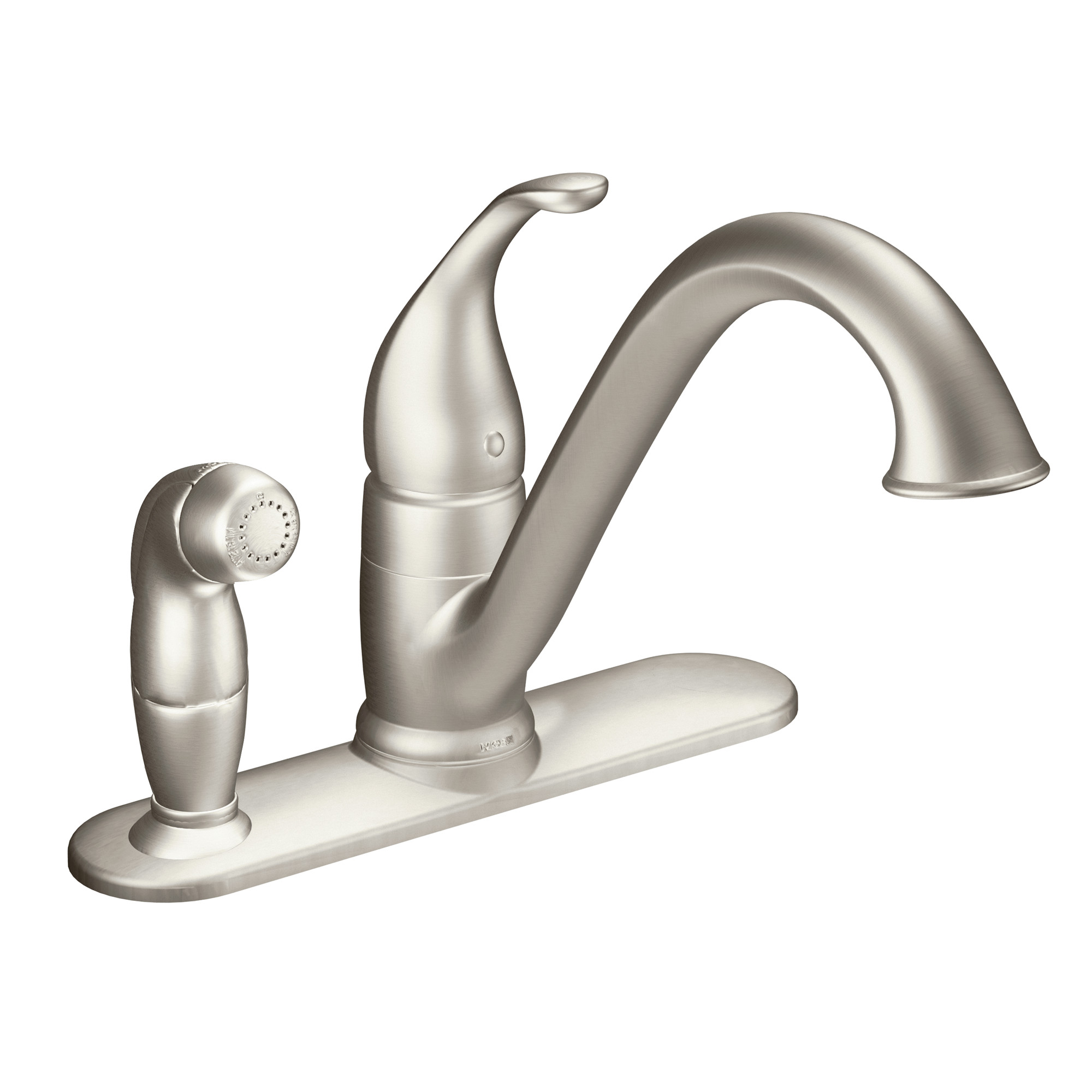 Camerist Chrome One-Handle Low Arc Kitchen Faucet — image 1