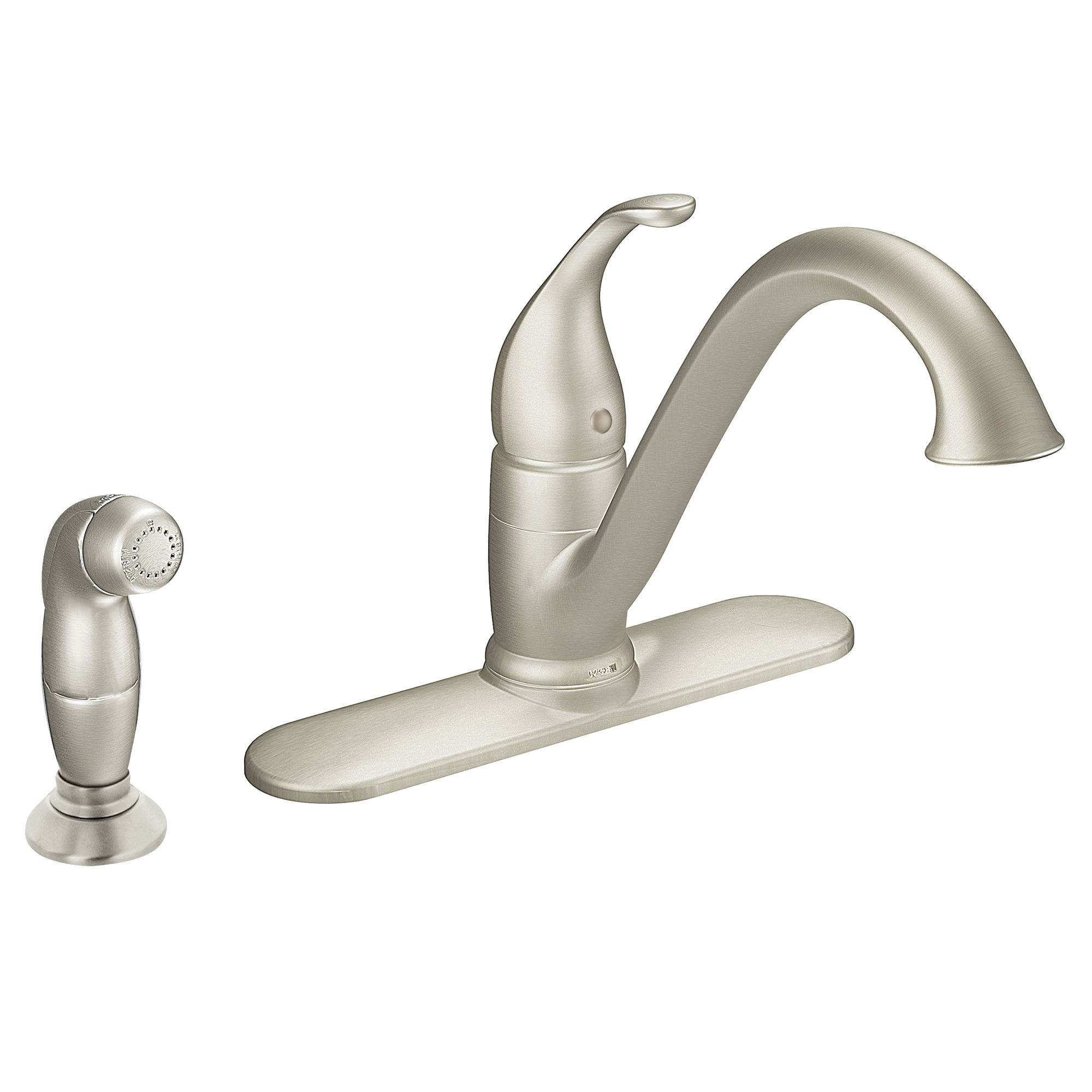 Camerist Classic stainless one-handle low arc kitchen faucet — image 1