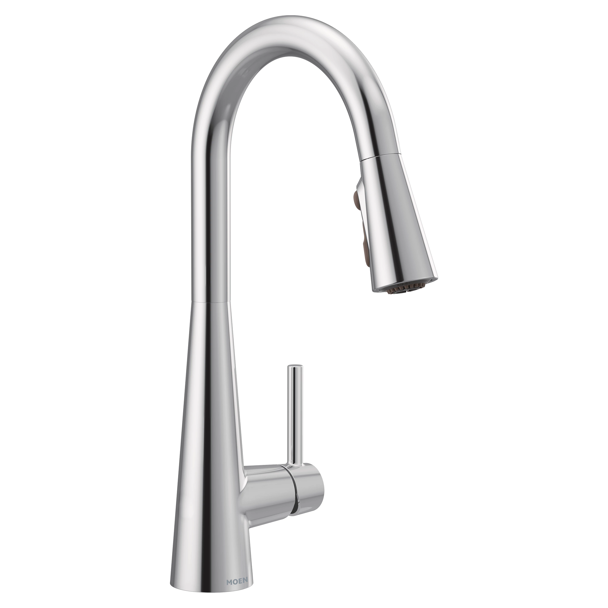 Sleek One-Handle High Arc Pulldown Kitchen Faucet — image 1