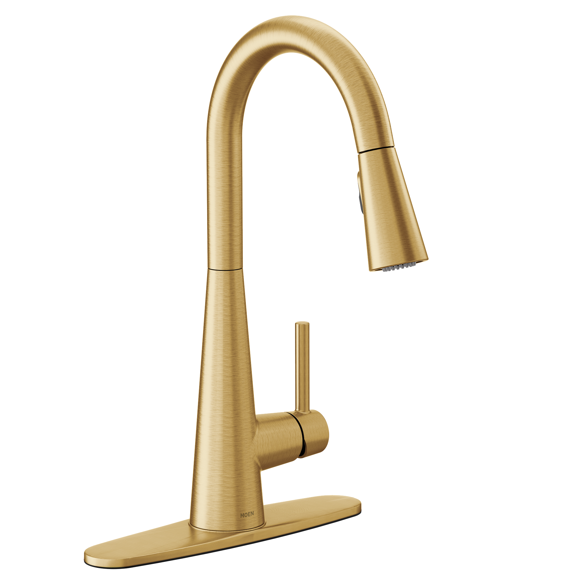Sleek One-Handle High Arc Pulldown Kitchen Faucet — image 1