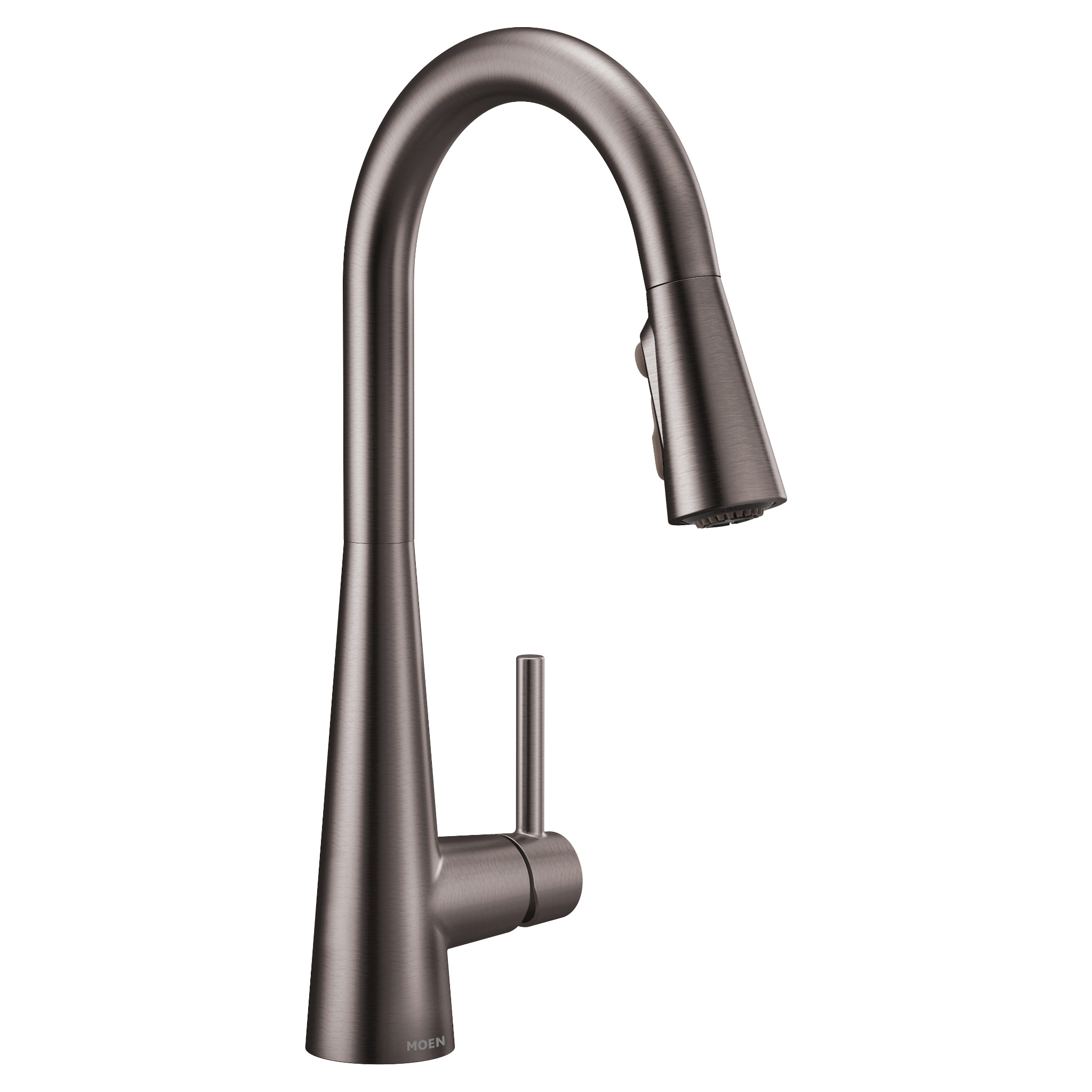 Sleek One-Handle High Arc Pulldown Kitchen Faucet — image 1