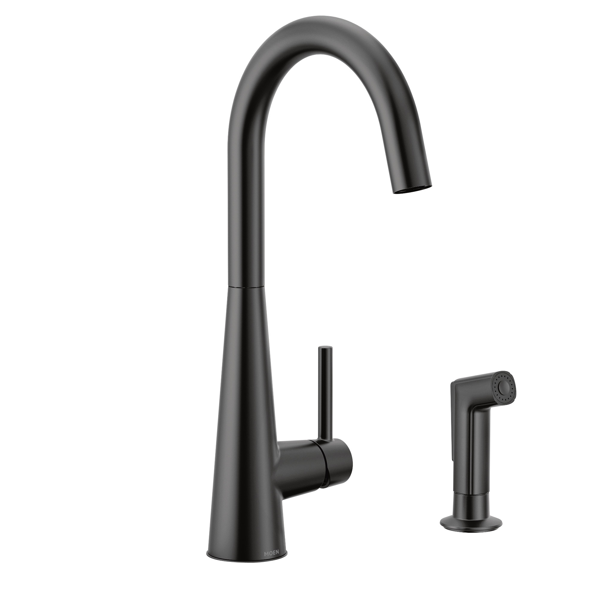 Sleek Chrome One-Handle Kitchen Faucet — image 1