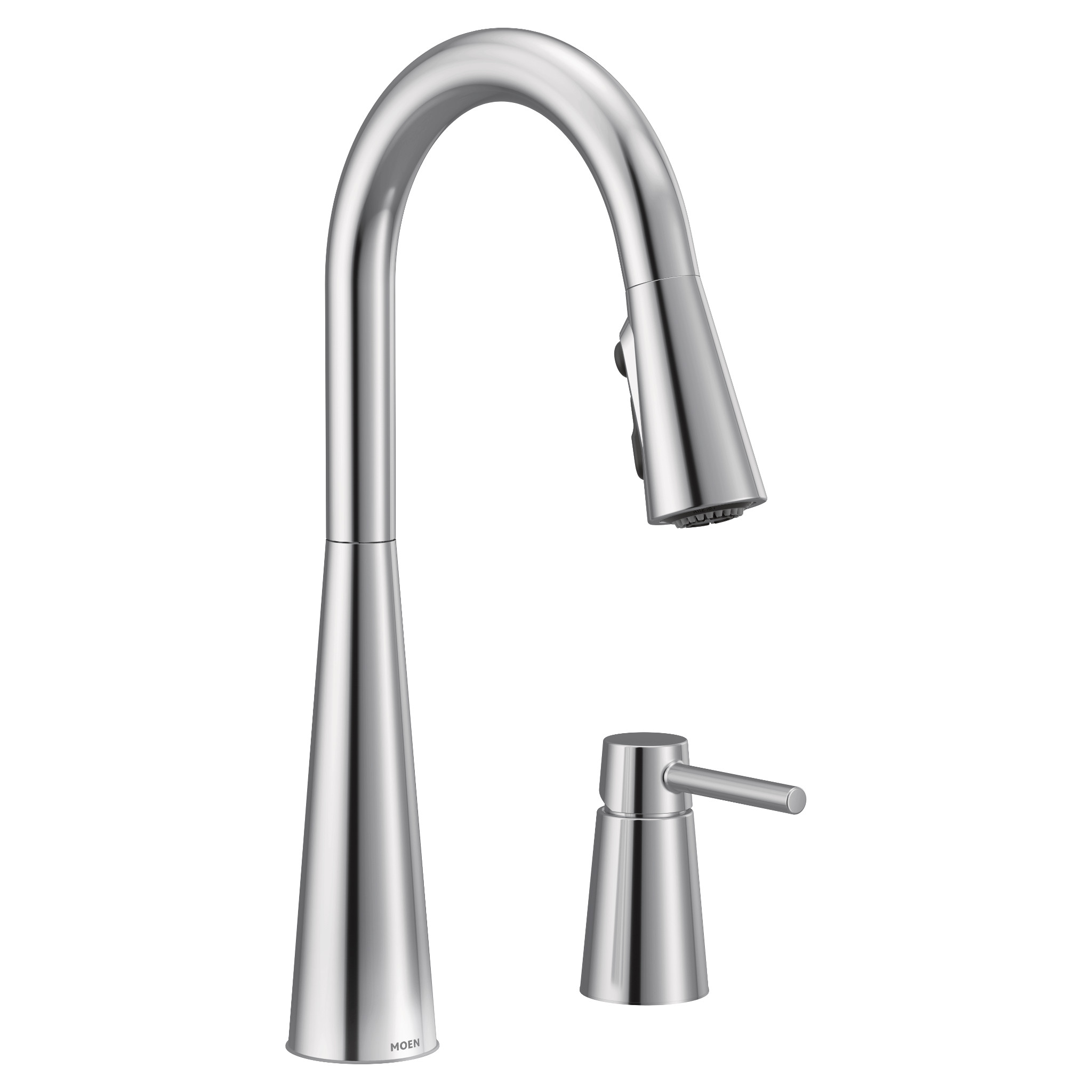 Sleek One-Handle Pulldown Kitchen Faucet — image 1
