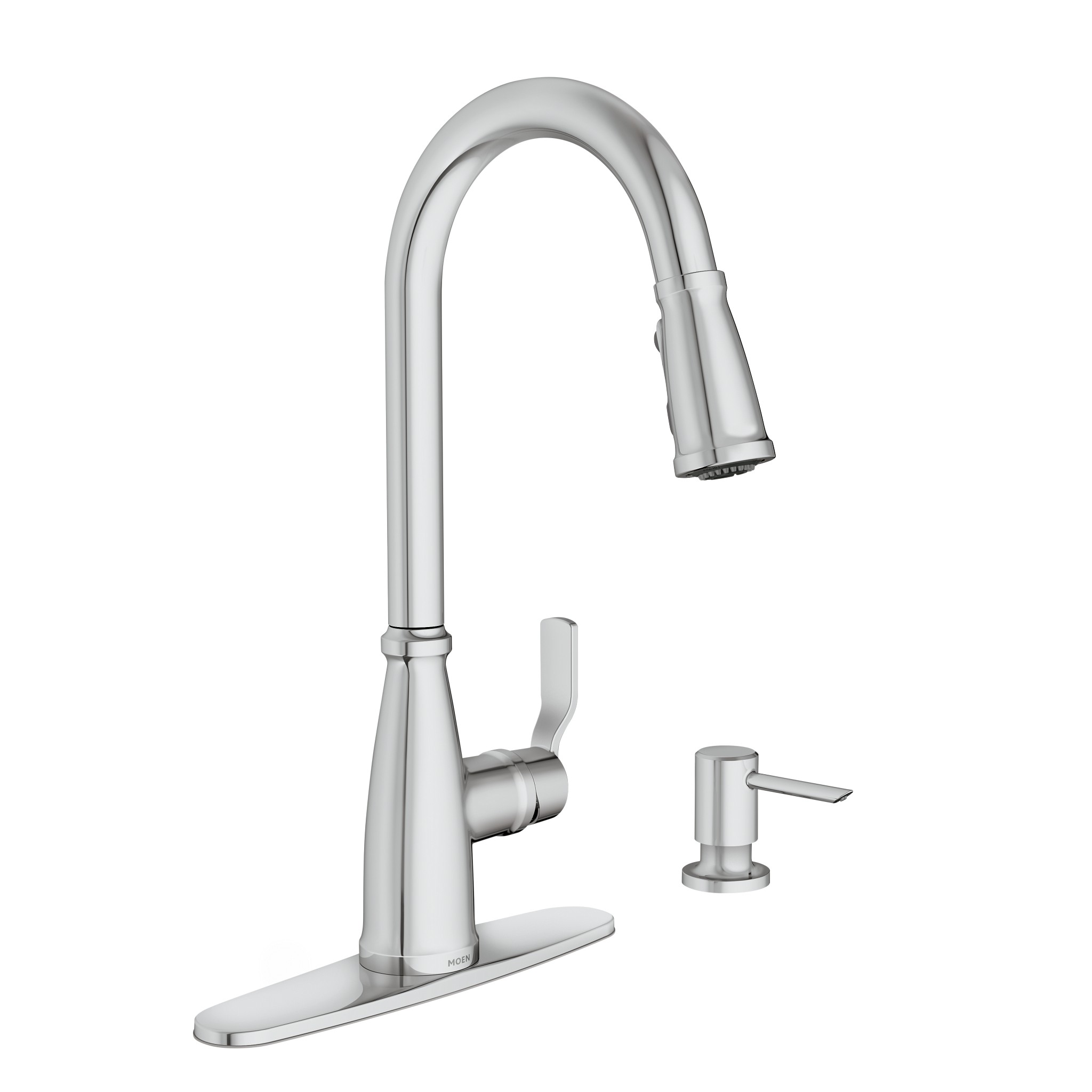 Nolia One-Handle High Arc Pulldown Kitchen Faucet