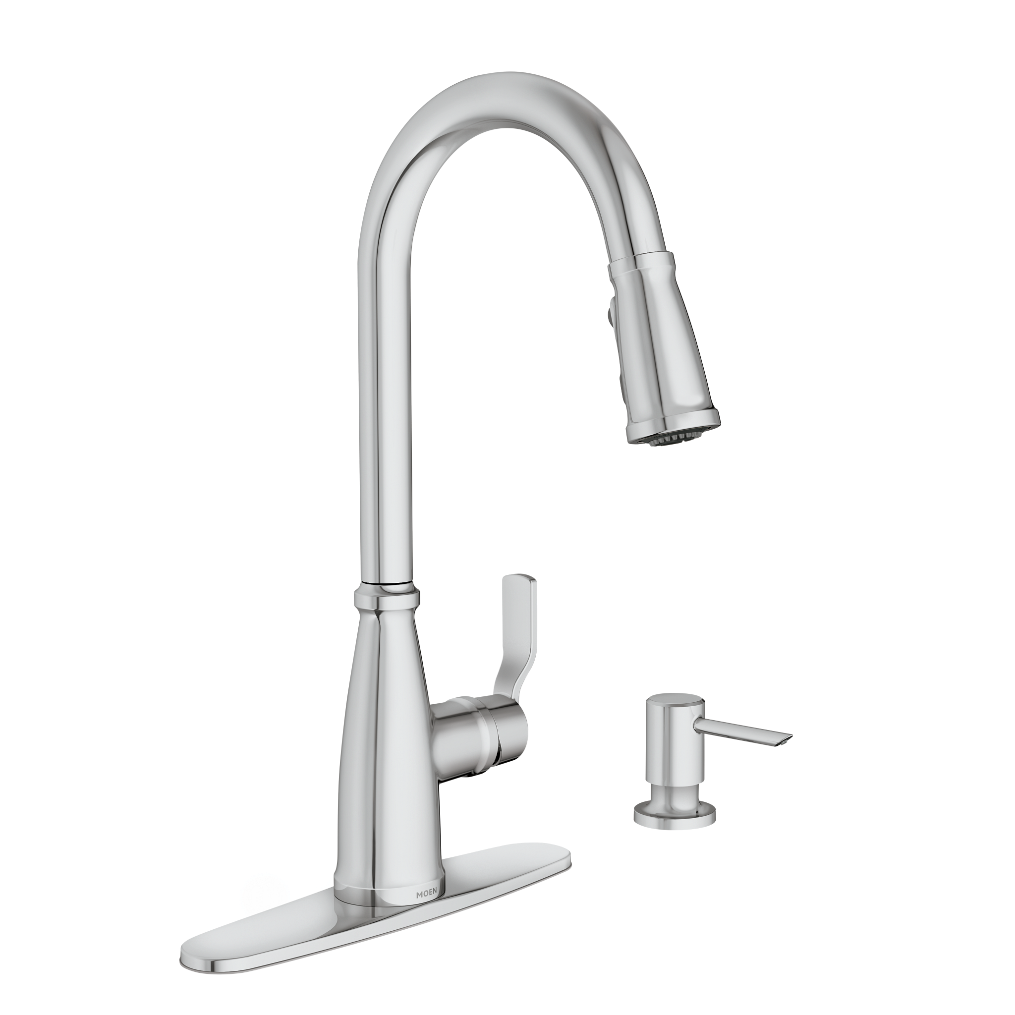 Nolia One-Handle High Arc Pulldown Kitchen Faucet — image 1