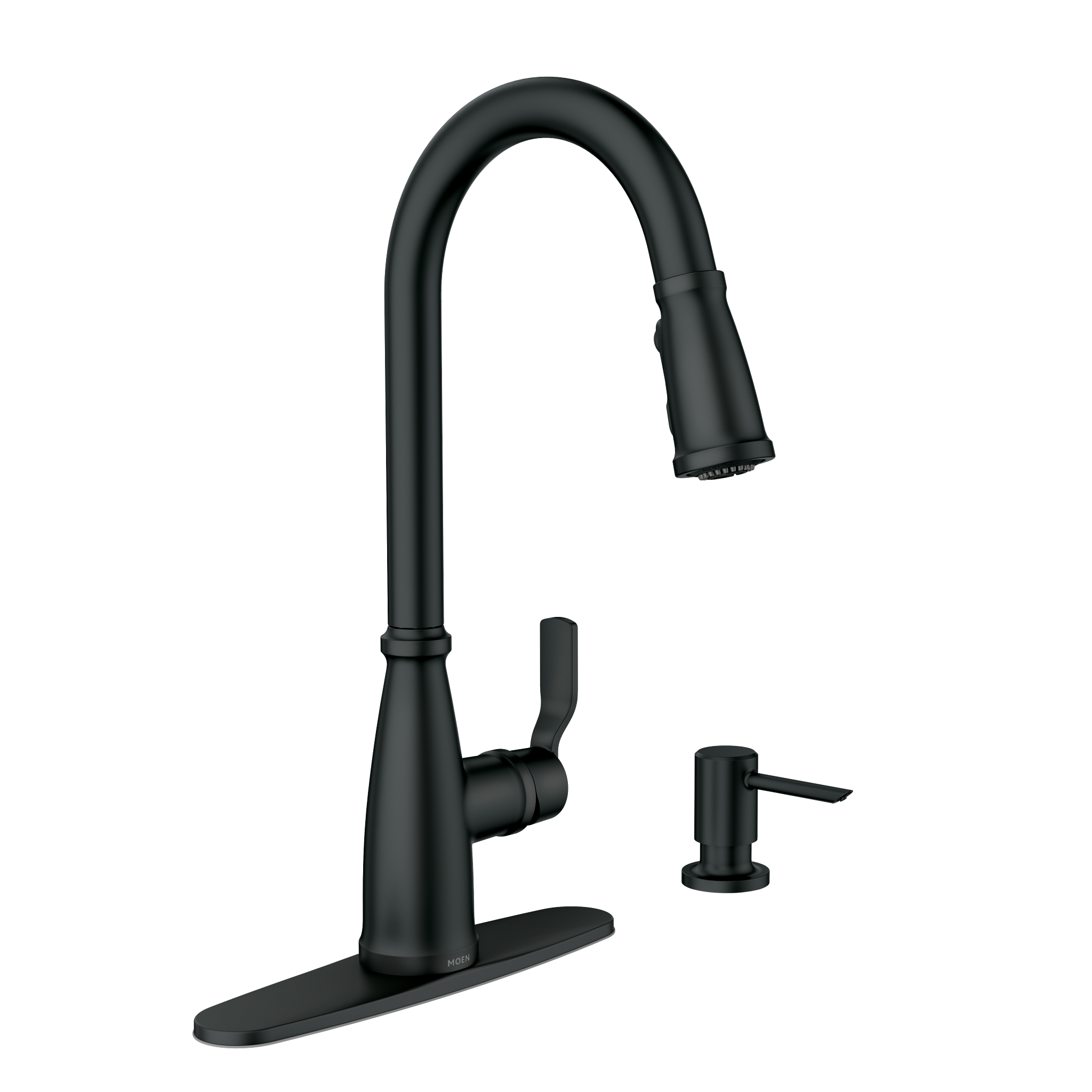 Nolia One-Handle High Arc Pulldown Kitchen Faucet — image 1