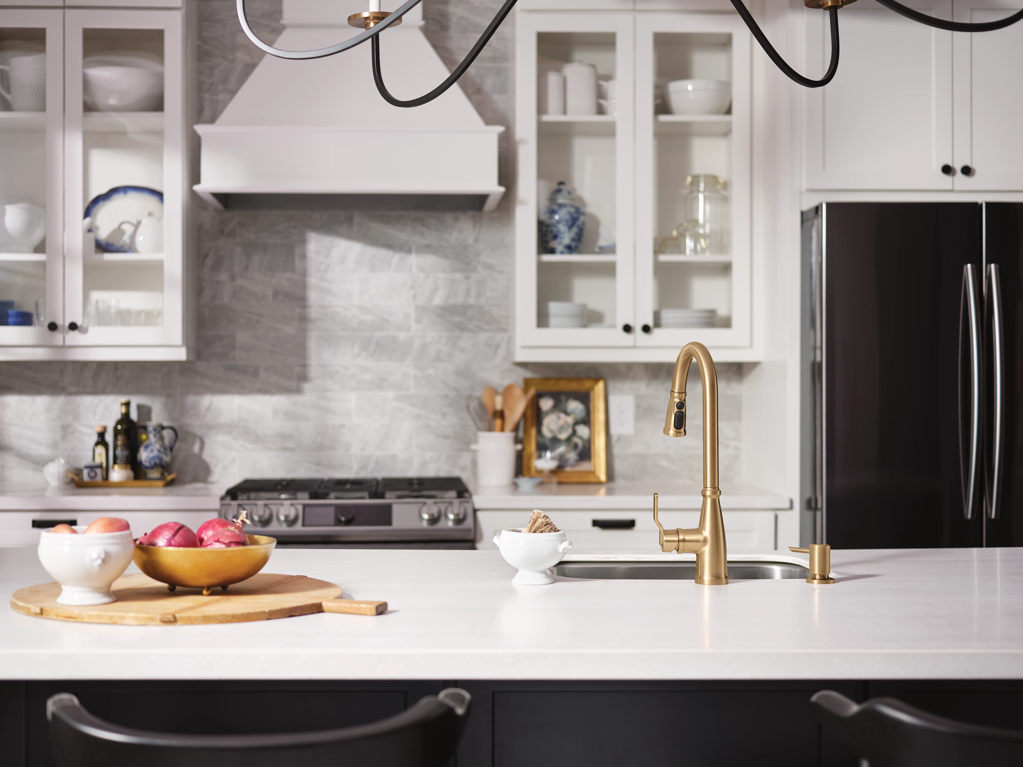 Nolia One-Handle High Arc Pulldown Kitchen Faucet