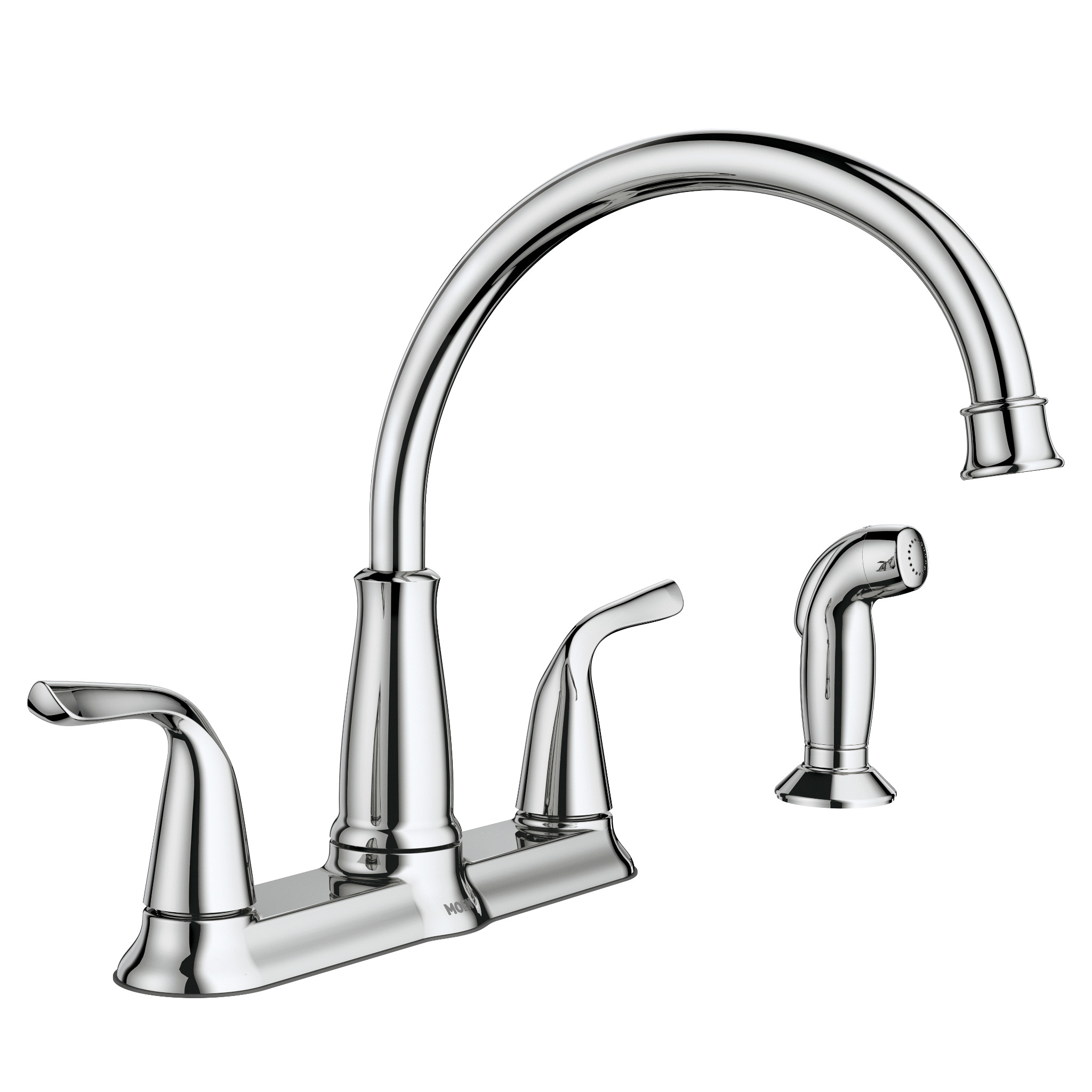 Brecklyn Two-Handle Low Arc Kitchen Faucet — image 1