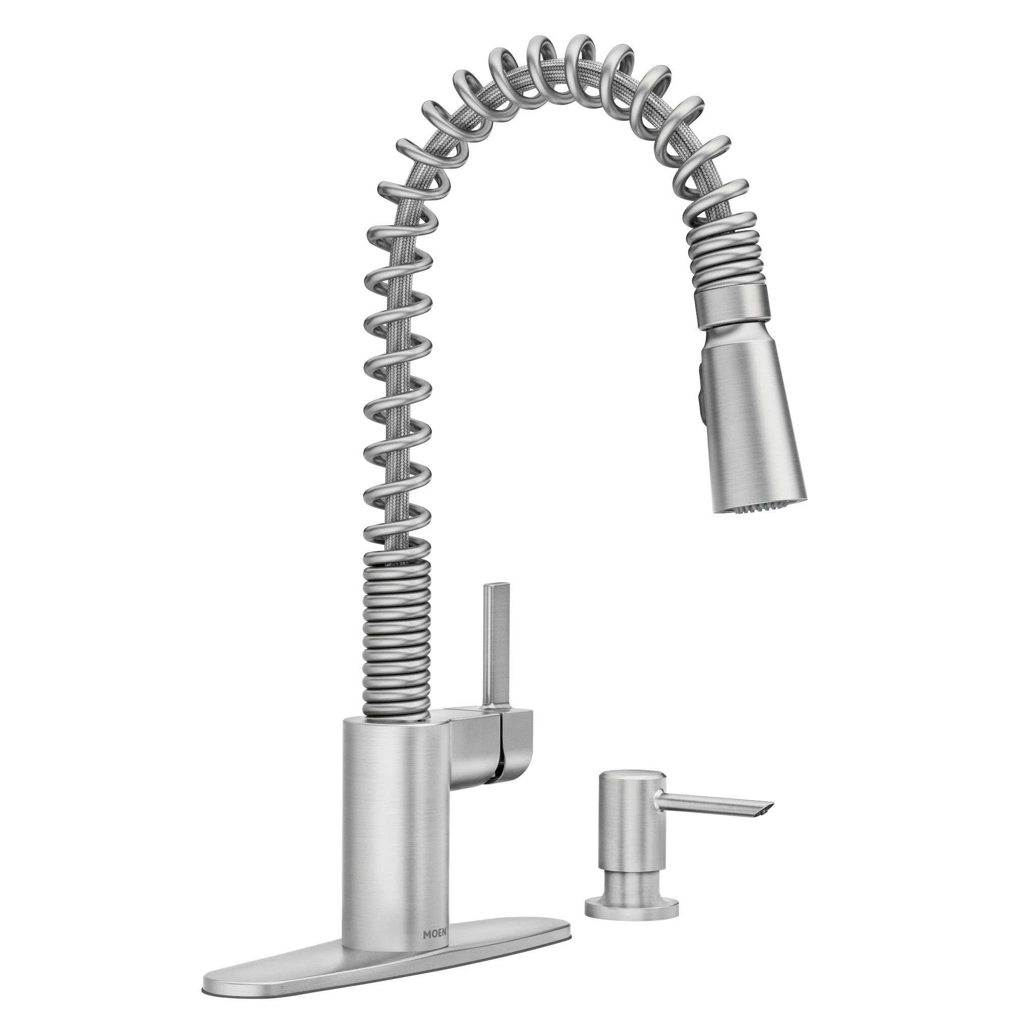 Irvine Chrome One-Handle High Arc Pulldown Kitchen Faucet — image 1