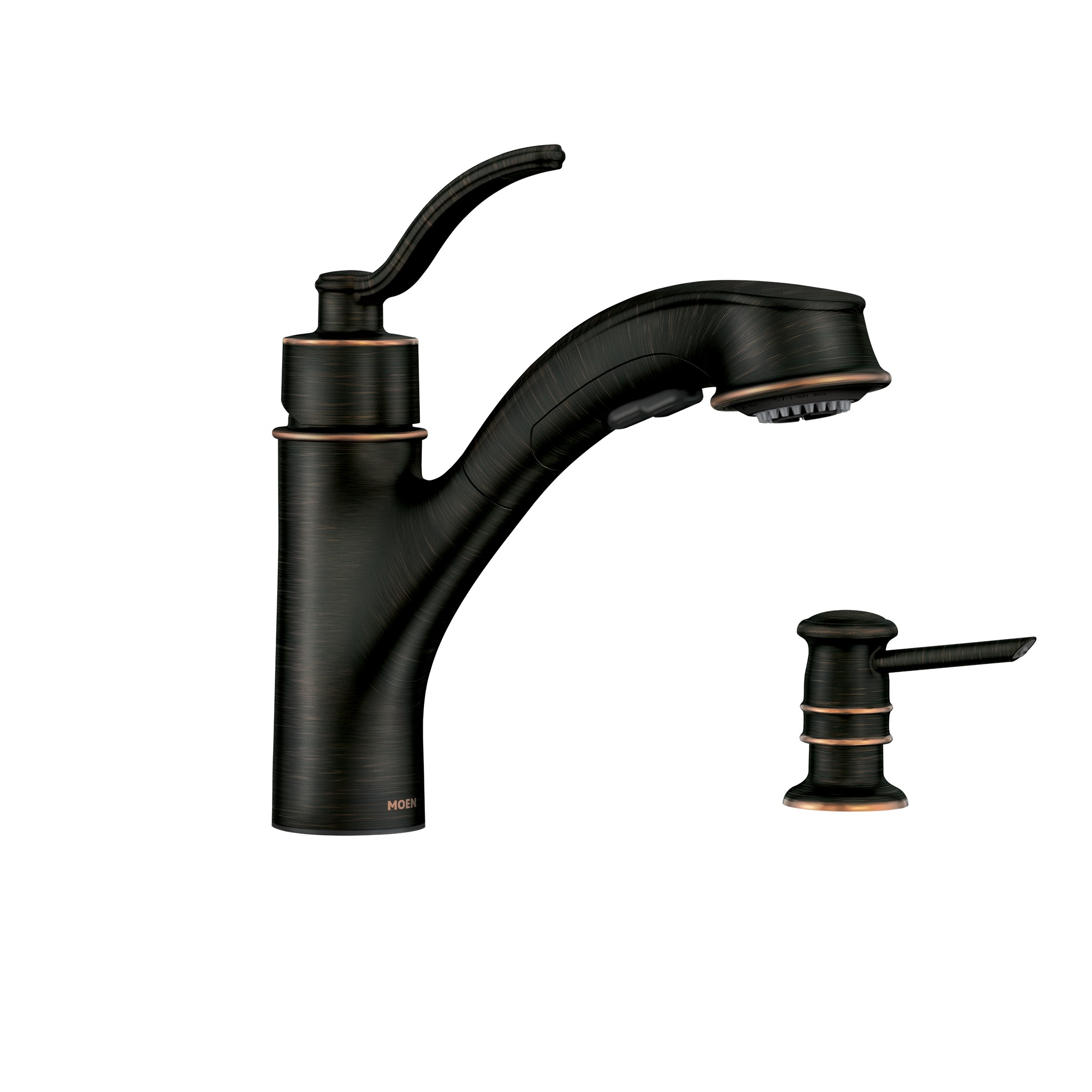 Marbrook One-Handle High Arc Pullout Kitchen Faucet