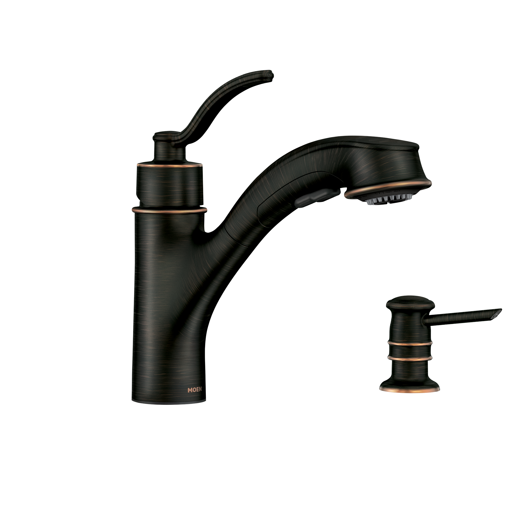 Marbrook One-Handle High Arc Pullout Kitchen Faucet — image 1