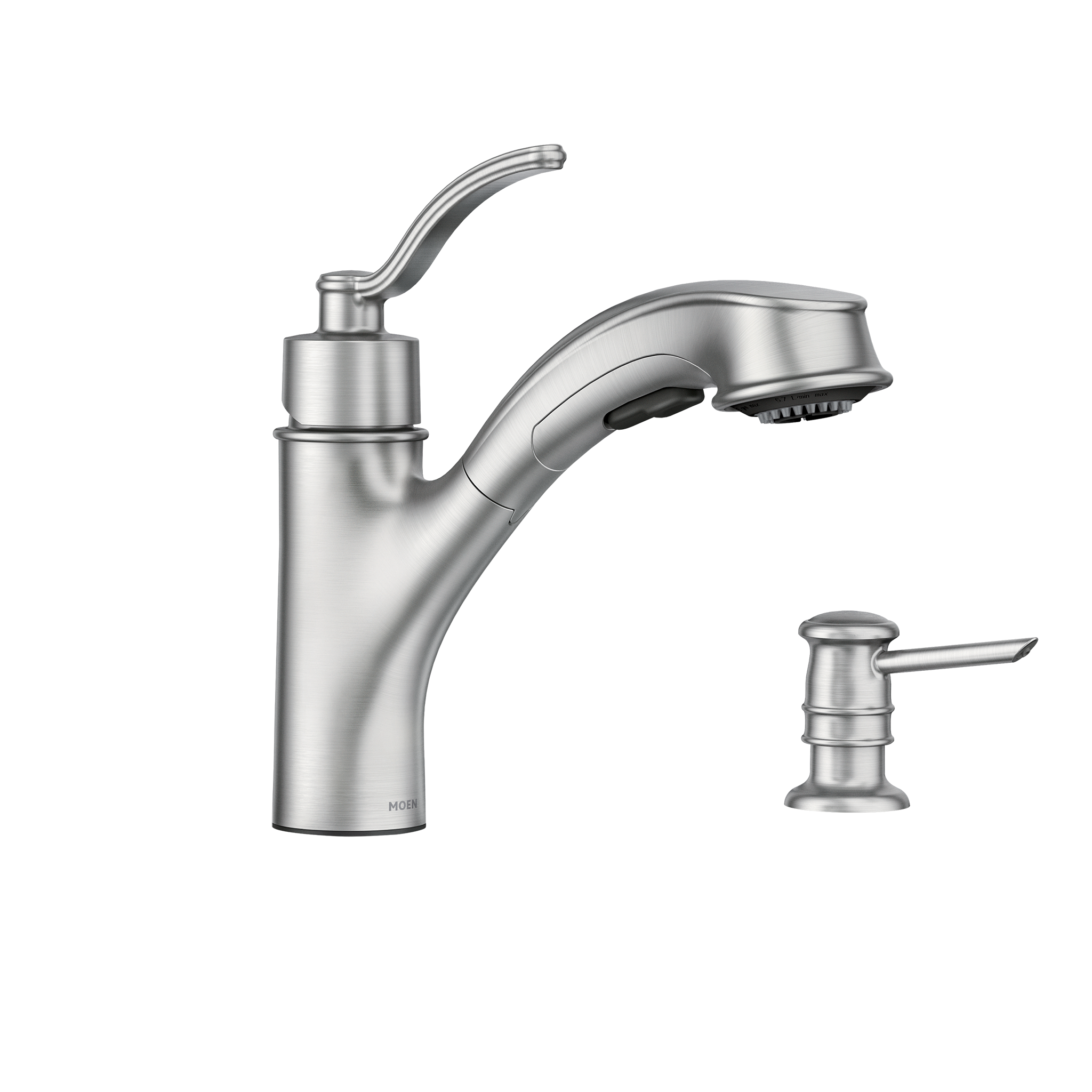Marbrook One-Handle High Arc Pullout Kitchen Faucet — image 1