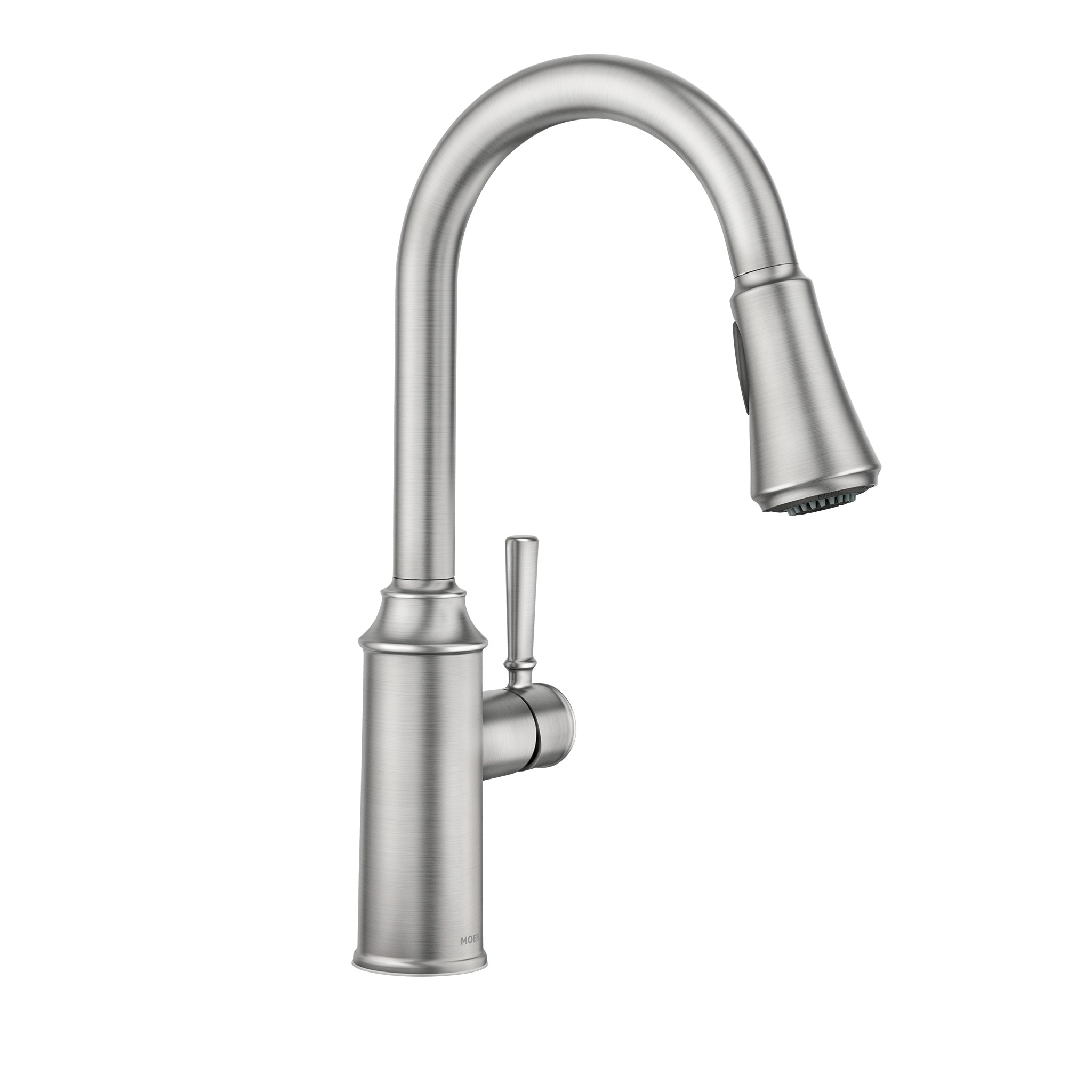 Conneaut Spot Resist Stainless One-Handle High Arc Pulldown Kitchen Faucet