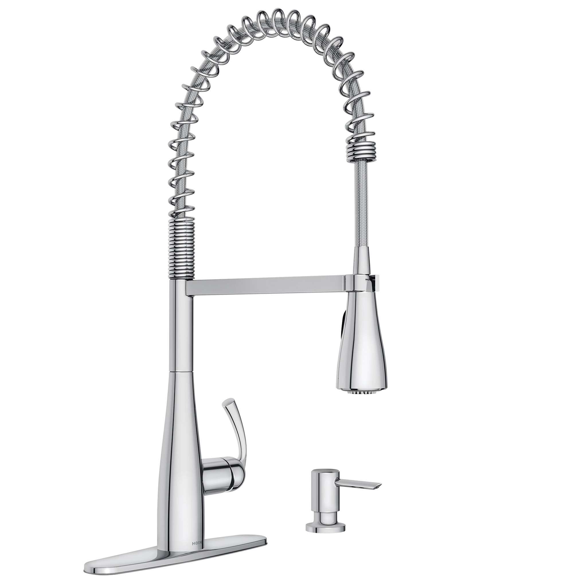 Essie One-Handle High Arc Pre-Rinse Spring Pulldown Kitchen Faucet — image 1