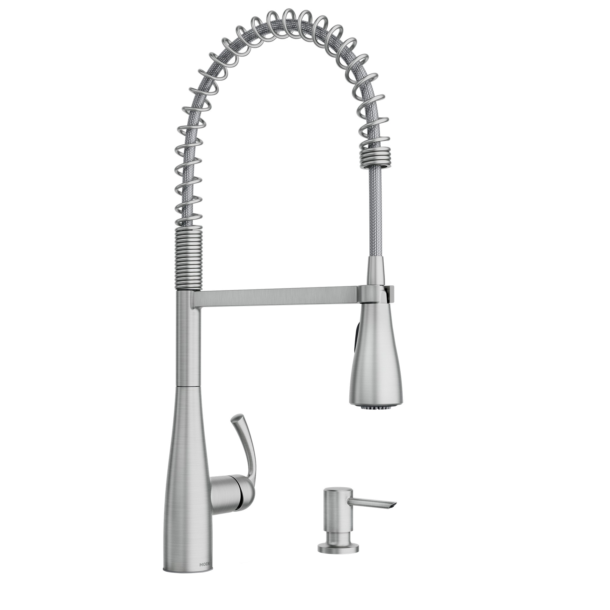 Essie One-Handle High Arc Pre-Rinse Spring Pulldown Kitchen Faucet — image 1