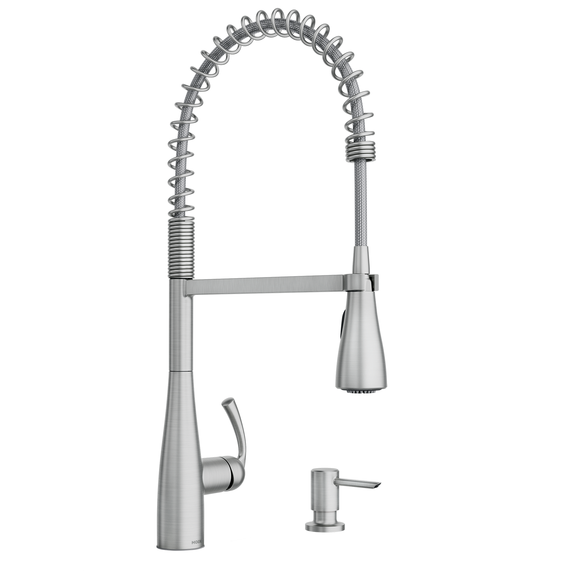 Essie One-Handle High Arc Pre-Rinse Spring Pulldown Kitchen Faucet — image 1
