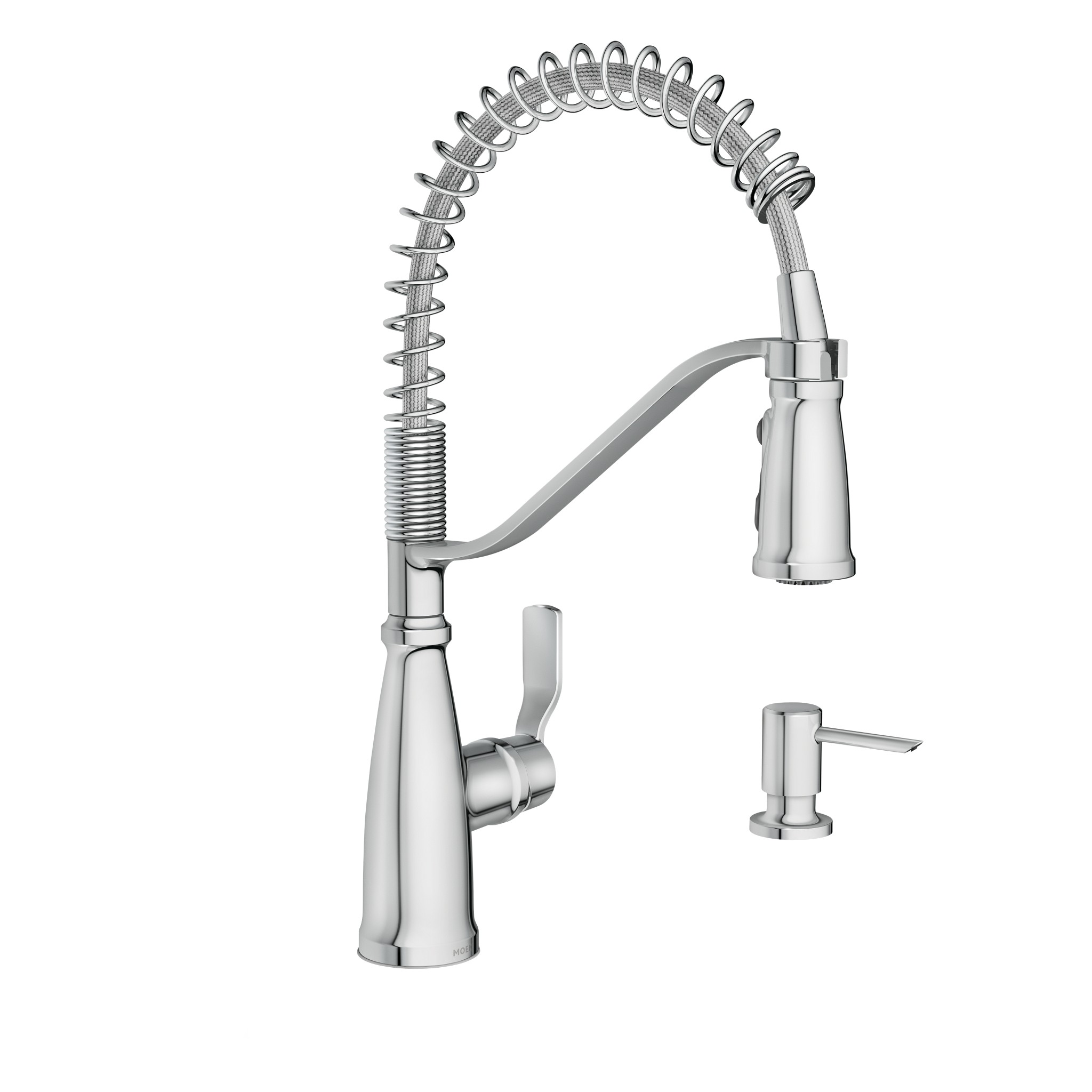 Nolia One-Handle Pre-Rinse Spring Pulldown Kitchen Faucet