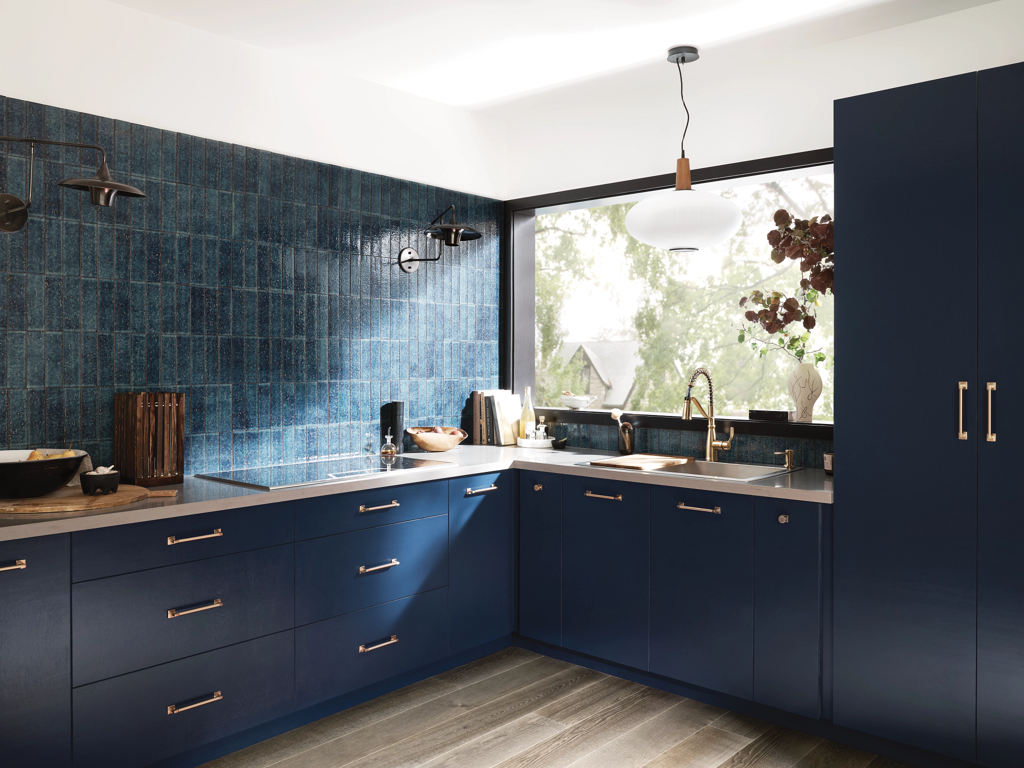 Nolia One-Handle Pre-Rinse Spring Pulldown Kitchen Faucet — image 1