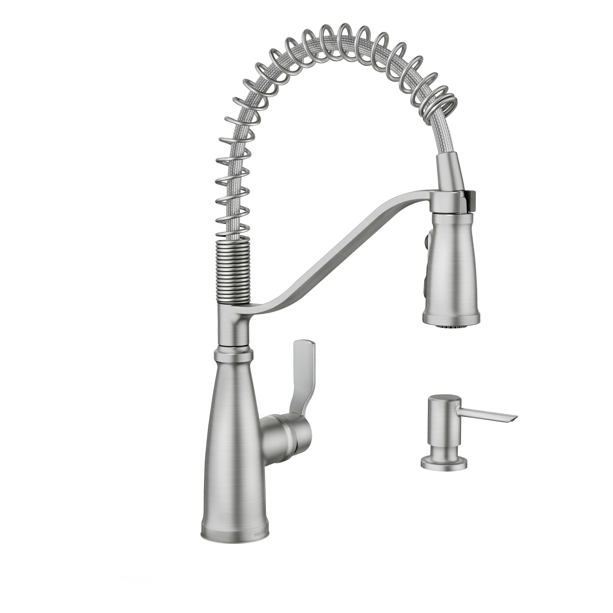 Nolia One-Handle Pre-Rinse Spring Pulldown Kitchen Faucet