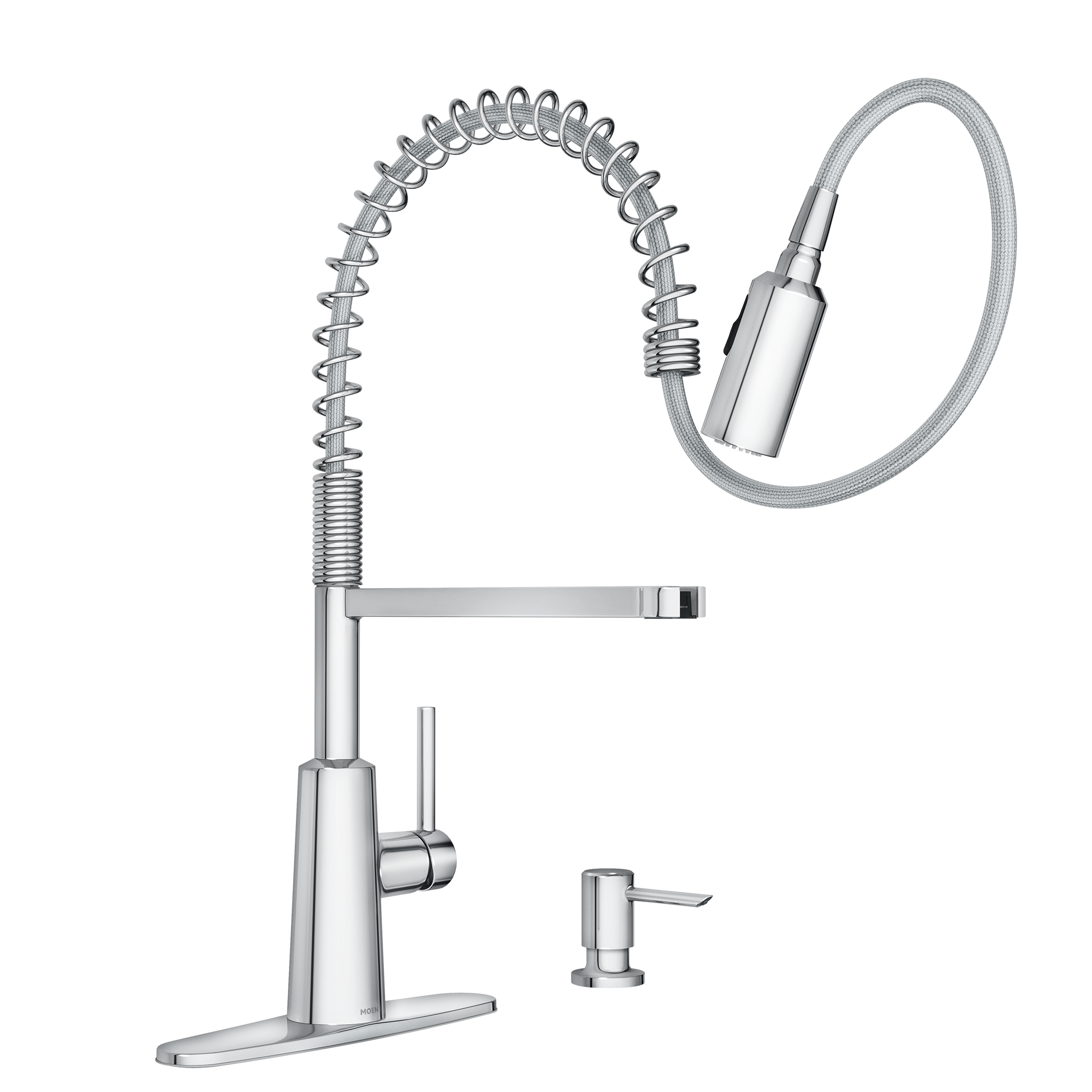 Nori One-Handle Pre-Rinse Spring Pulldown Kitchen Faucet — thumbnail 2
