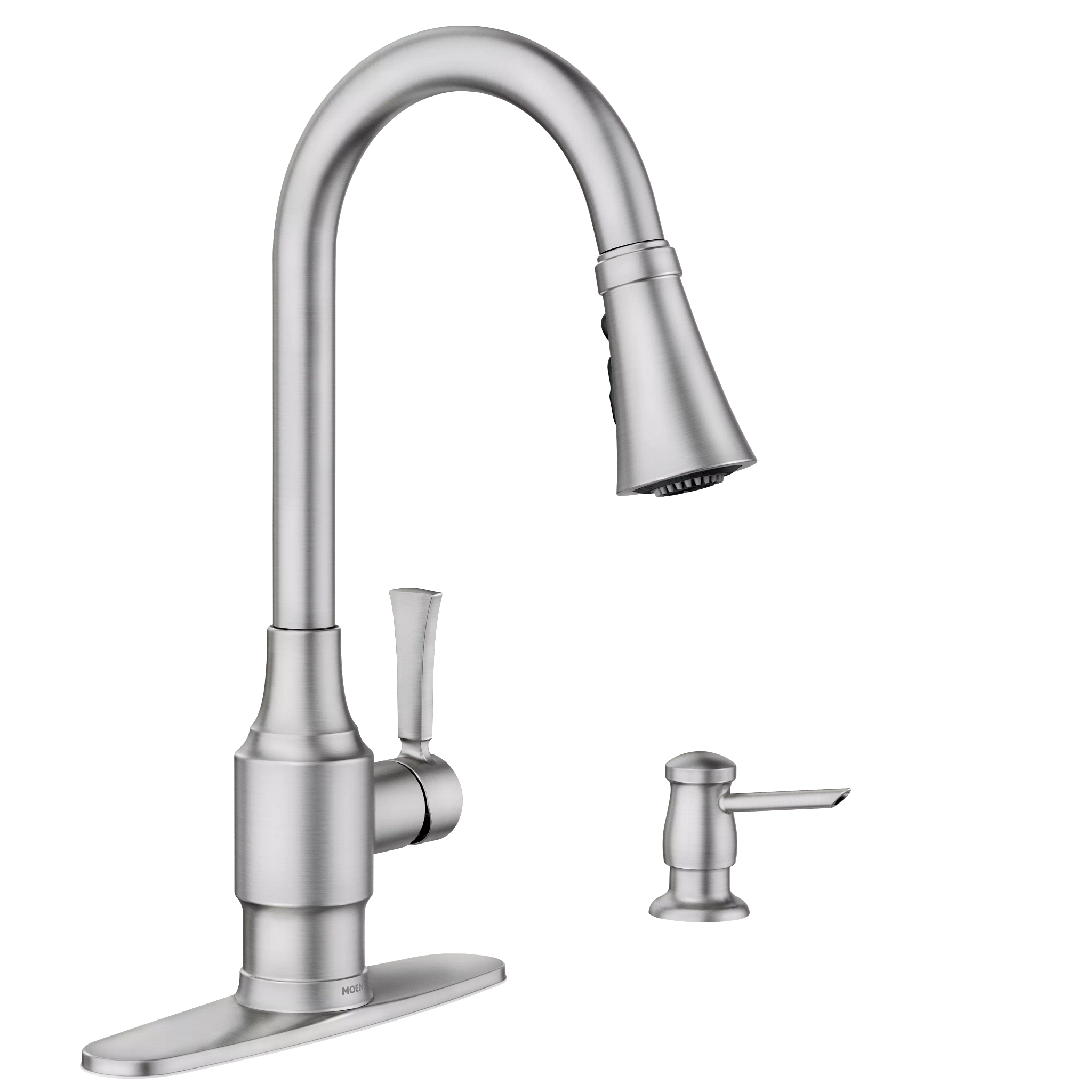 Swinden One-handle High Arc Pulldown Kitchen Faucet — image 1