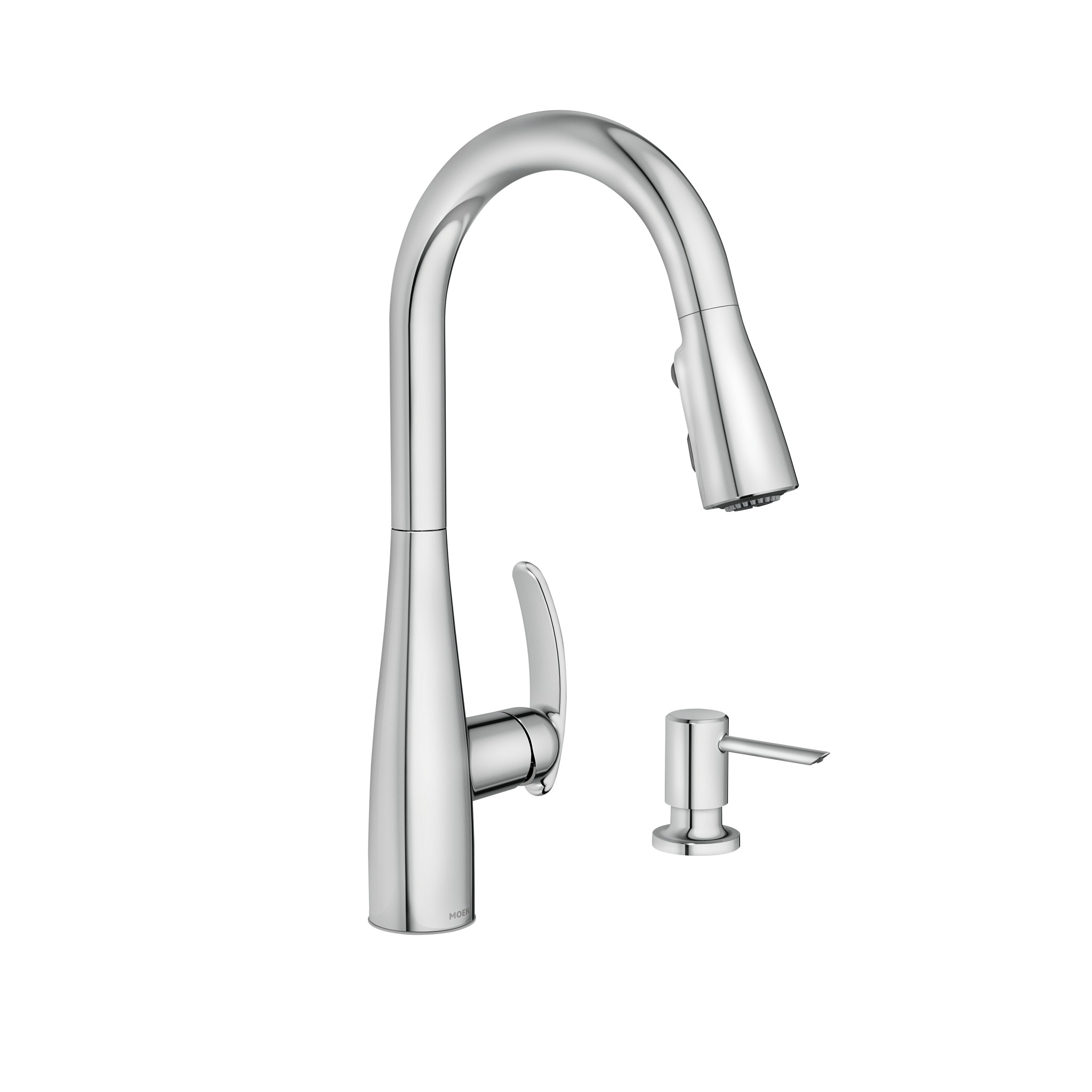 Reyes One-Handle High Arc Pulldown Kitchen Faucet
